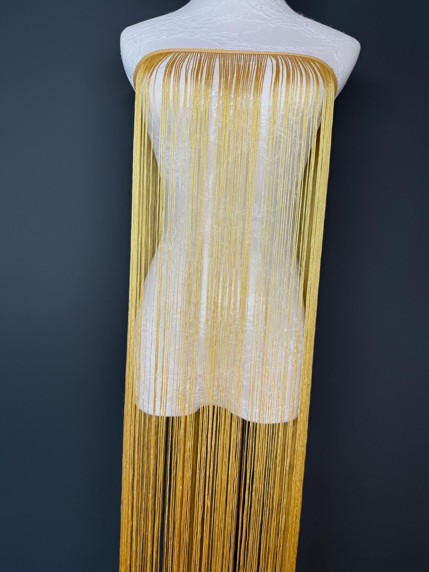 40" Dense Fringe Trim, 27 Colour Options