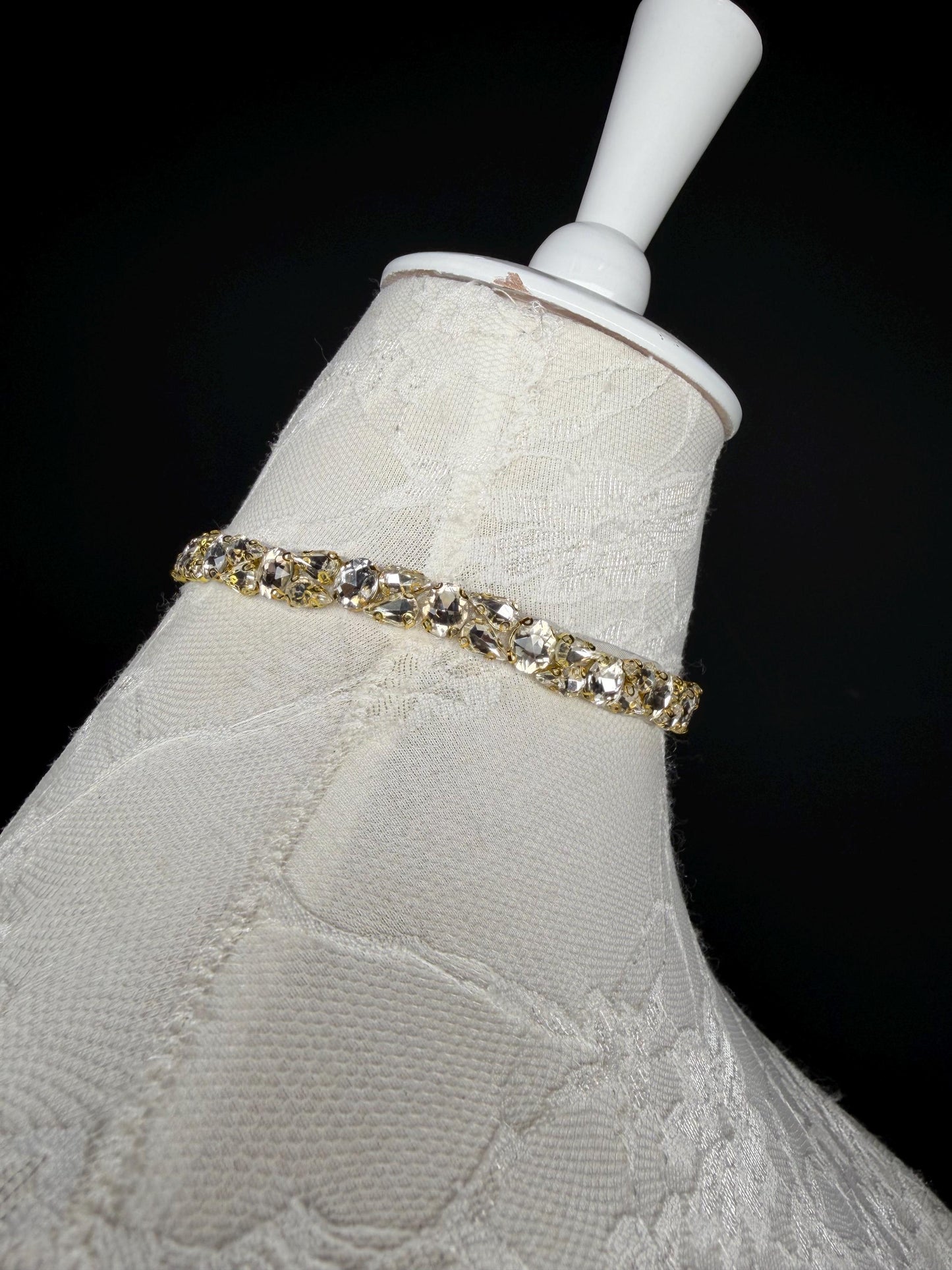 Jewel Choker: Handmade Elegant Bridal Necklace, Diamante, Jewels, Silver, Gold, Gift