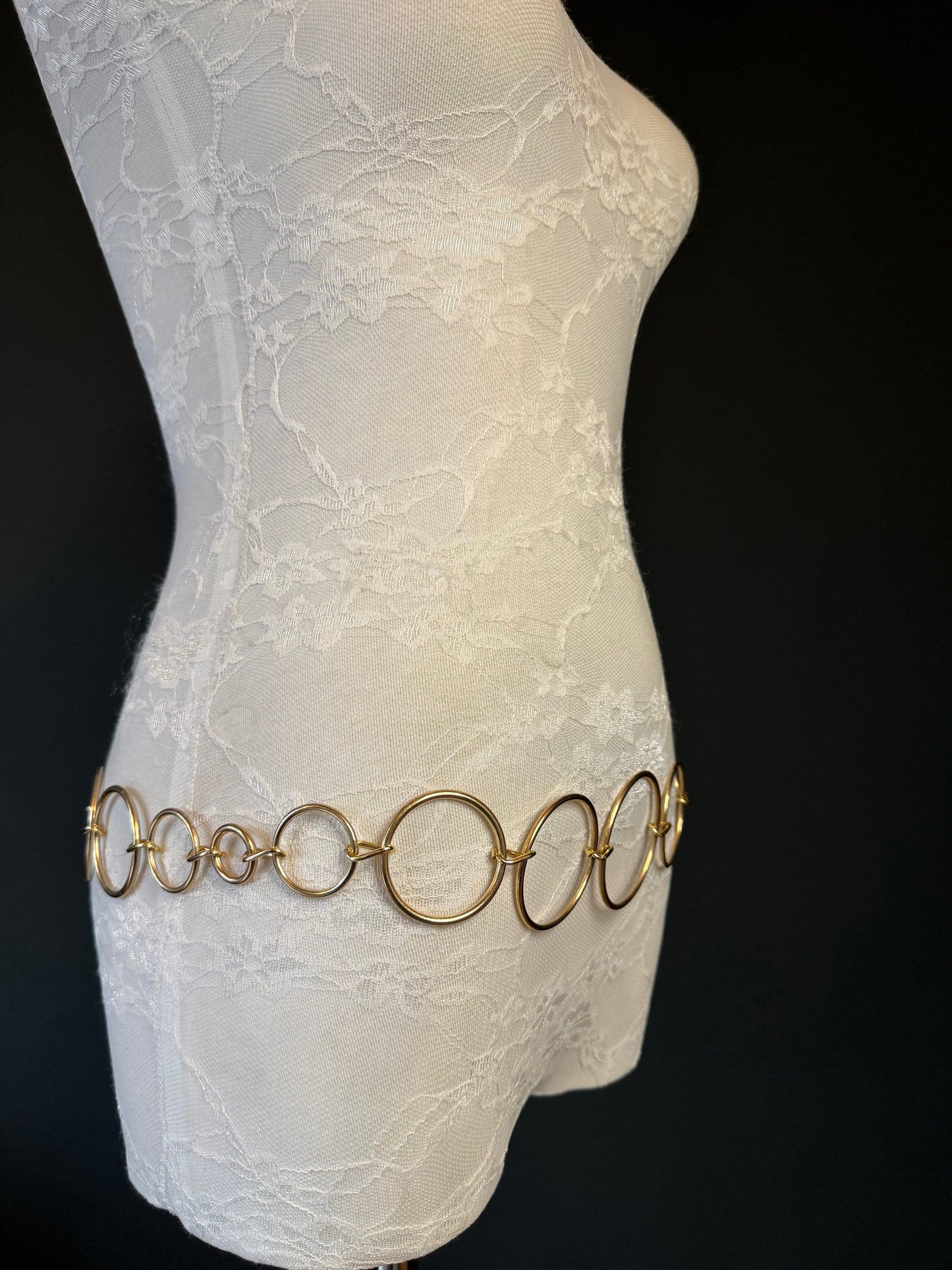 X-long Belt, Ring Belt, Fashion Belt, Silver, Gold, Ring Belts, Silver, Gold, Waist size 18”-60”, Dress Belt, Swimwear, Gift, Plus Sizes