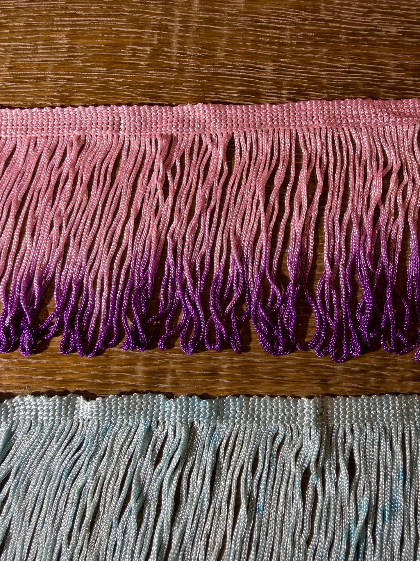 4" Looped Tie Dye Fringe, Couture Trim, Dance Costume Design