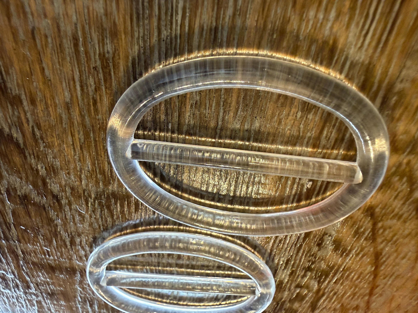 Transparent Plastic Buckle, 5cm Bar, DIY Belts, Bags, Crafts
