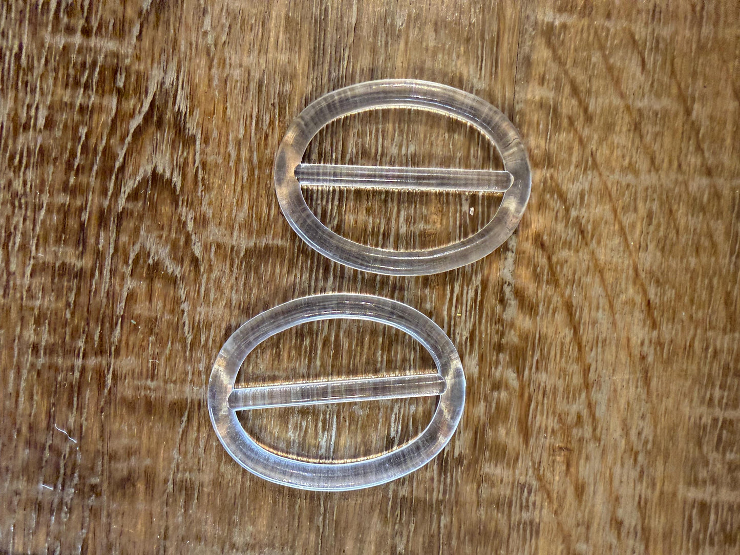 Transparent Plastic Buckle, 5cm Bar, DIY Belts, Bags, Crafts