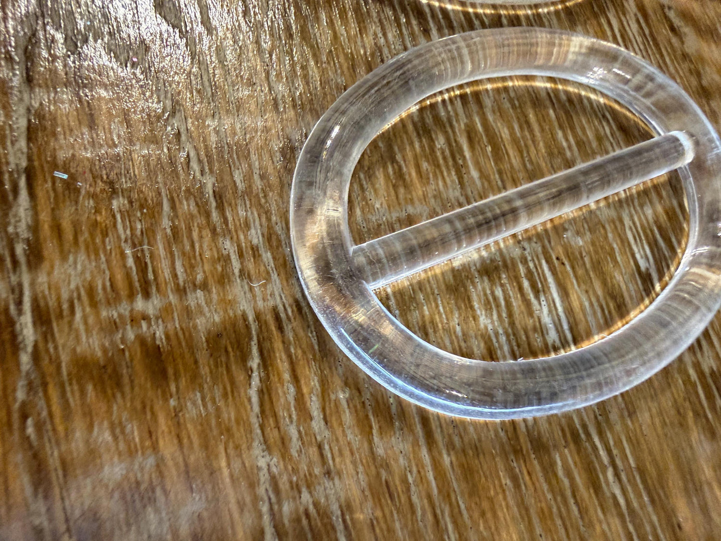 Transparent Plastic Buckle, 5cm Bar, DIY Belts, Bags, Crafts