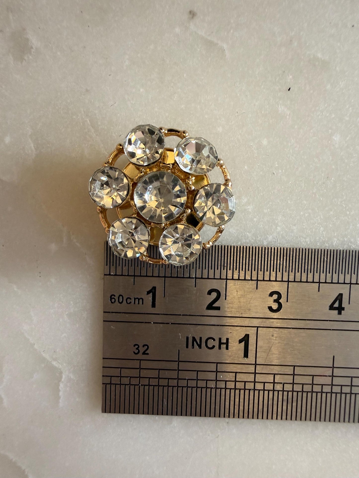 Jewel Button Covers for Shirts (Fits up to 18L), Bridal & Wedding Shirt Accessories