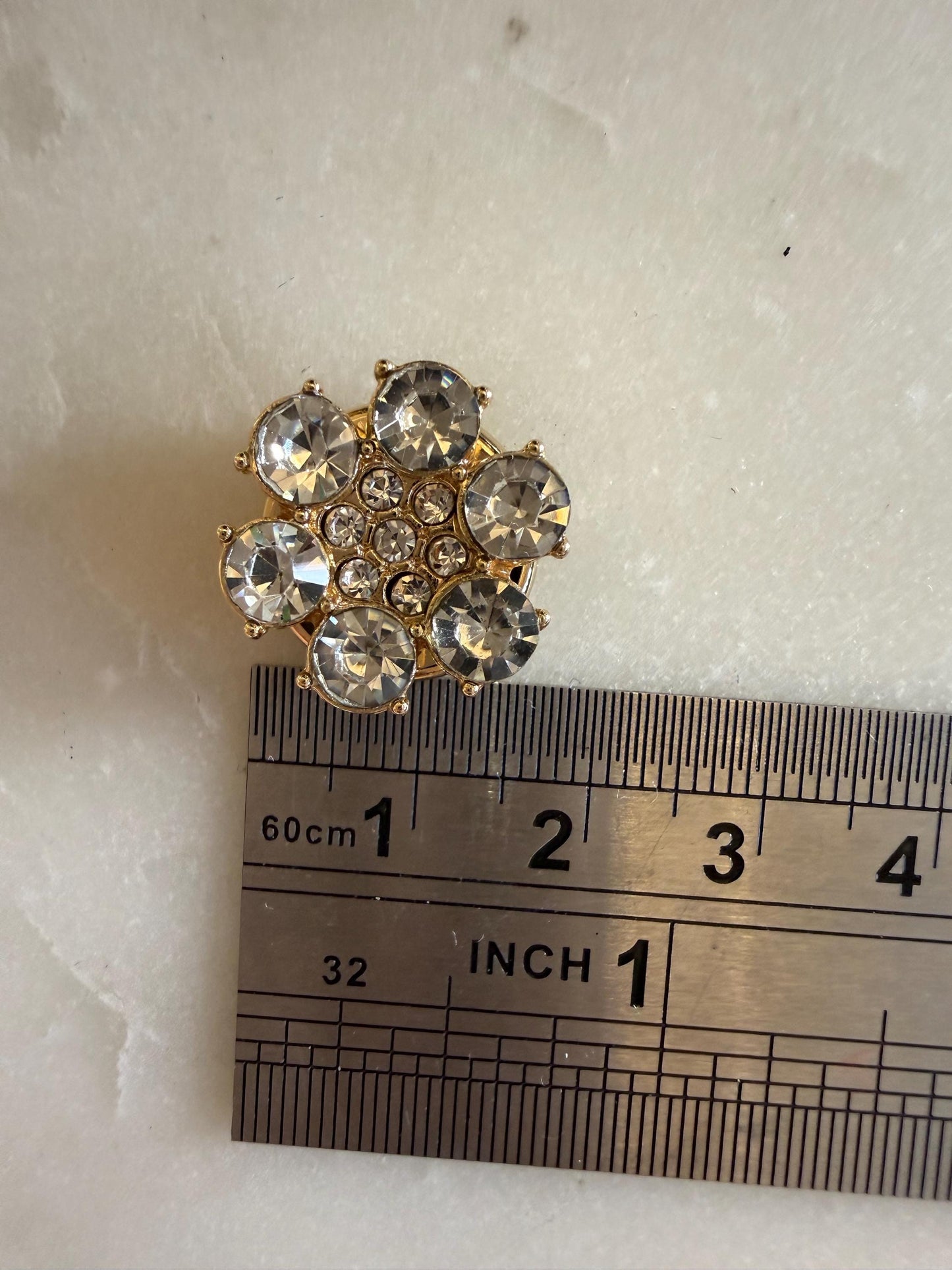 Jewel Button Covers for Shirts (Fits up to 18L), Bridal & Wedding Shirt Accessories