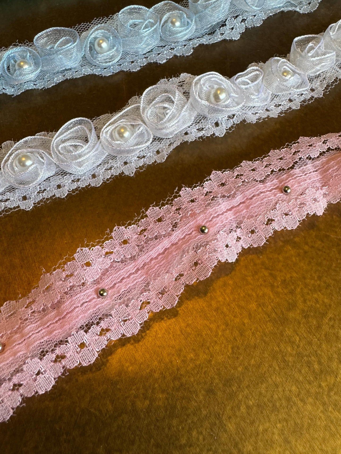Rose Trim, 3D Pearl Rose Tape, Sew on, Roses, Pink, Mint Green, Blue, White, Rose Tape, Haberdashery, Sewing, Crafts, Floral Tape