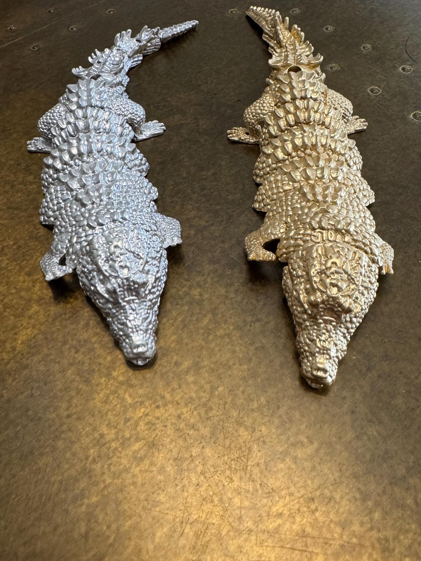 Crocodile Brooch, Stunning, Elegance, Gift, Brooch, Pin on Brooch, Matt Gold, Matt Silver, Cake Decoration, Shouder Brooch, Bags, Dresses