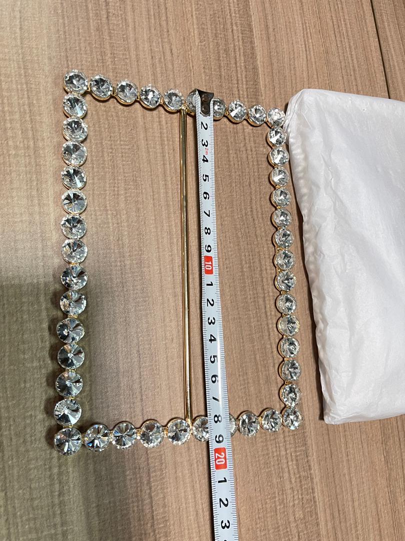 Very Large Exquisite Rhinestone Buckle, Oversized Metal Silver, Gold Buckle, 16cm Middle Bar, 19cmx13cm size, Belt Buckle, Costumes, Couture