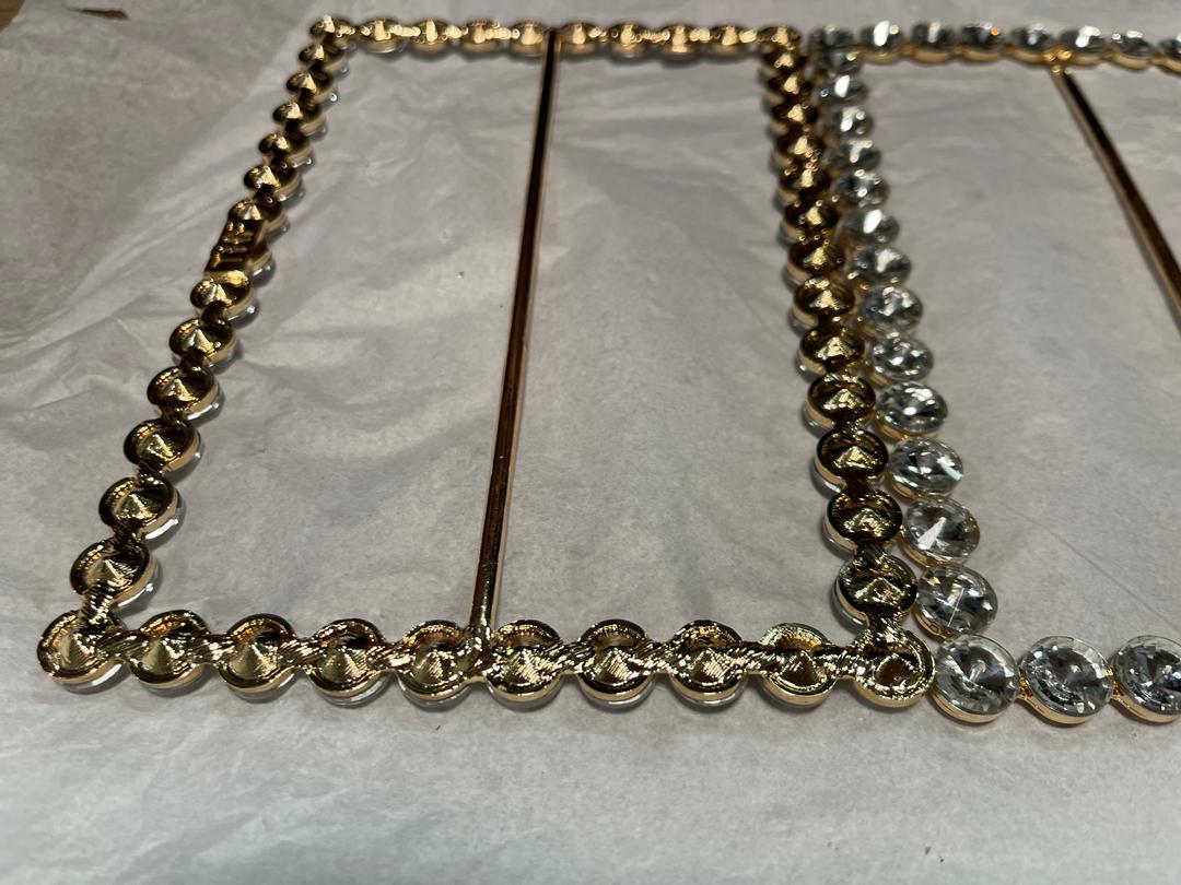 Very Large Exquisite Rhinestone Buckle, Oversized Metal Silver, Gold Buckle, 16cm Middle Bar, 19cmx13cm size, Belt Buckle, Costumes, Couture