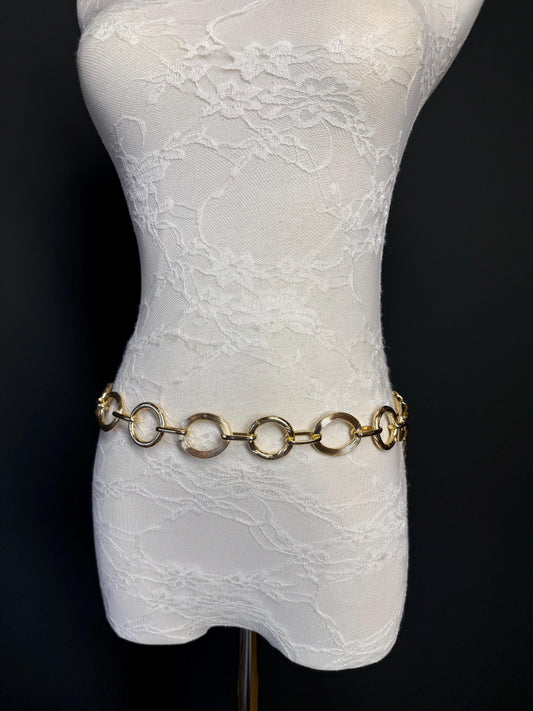 X-long Ring Belt, Metal Ring Belt, Teen Sizes, Sizes 18”-60”, Custom, Fan Design, Fan Collection, Gold, Silver Metal belt, Fashion Accessory