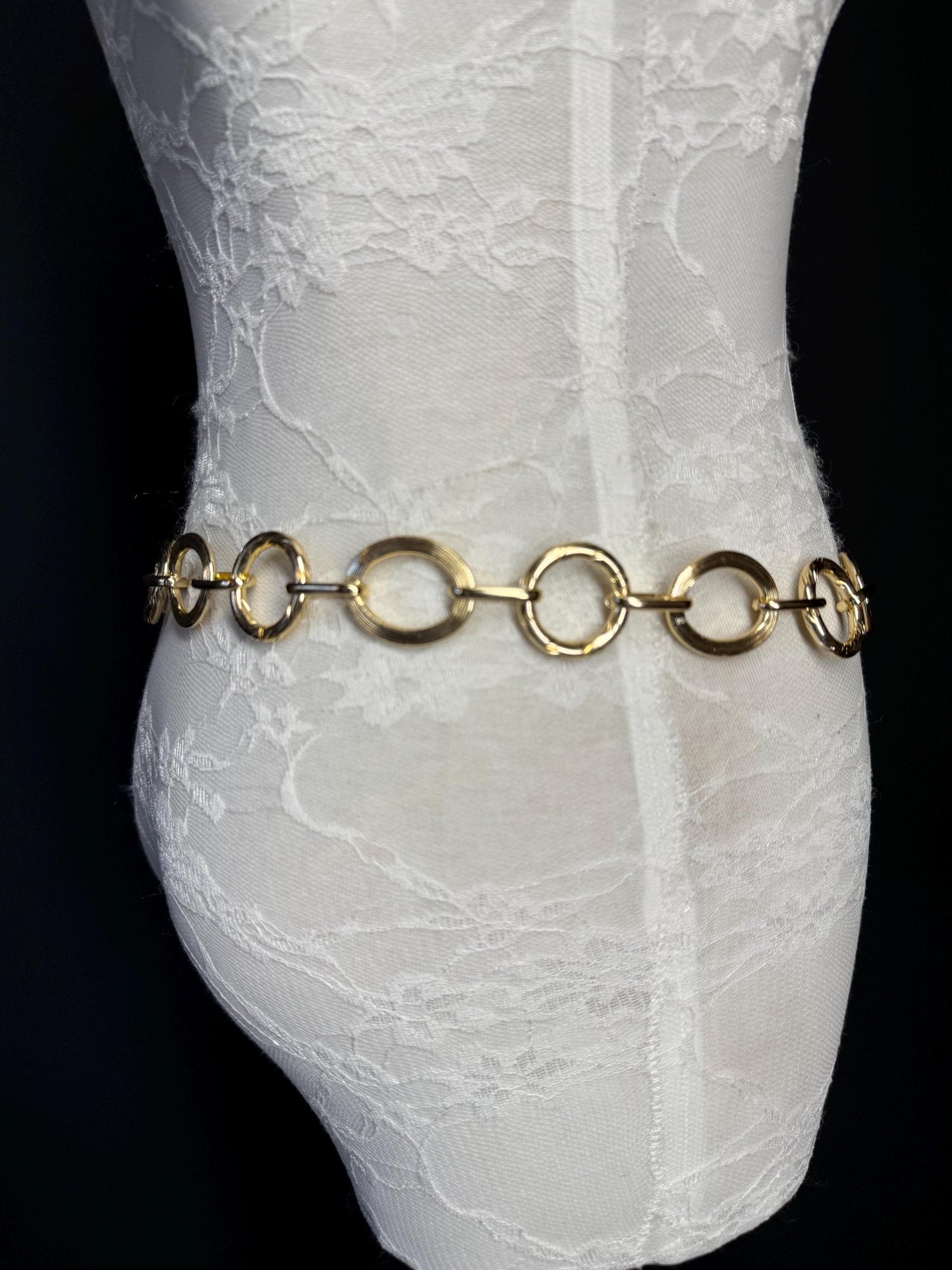 X-long Ring Belt, Metal Ring Belt, Teen Sizes, Sizes 18”-60”, Custom, Fan Design, Fan Collection, Gold, Silver Metal belt, Fashion Accessory