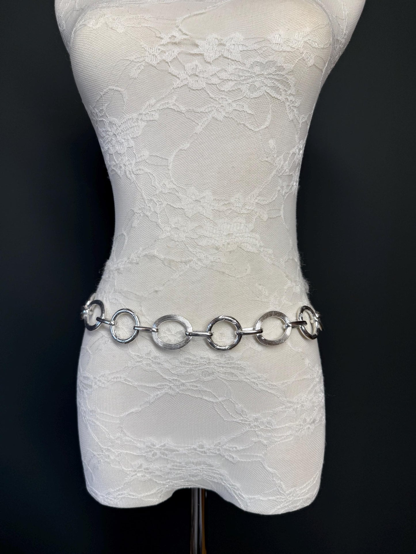X-long Ring Belt, Metal Ring Belt, Teen Sizes, Sizes 18”-60”, Custom, Fan Design, Fan Collection, Gold, Silver Metal belt, Fashion Accessory