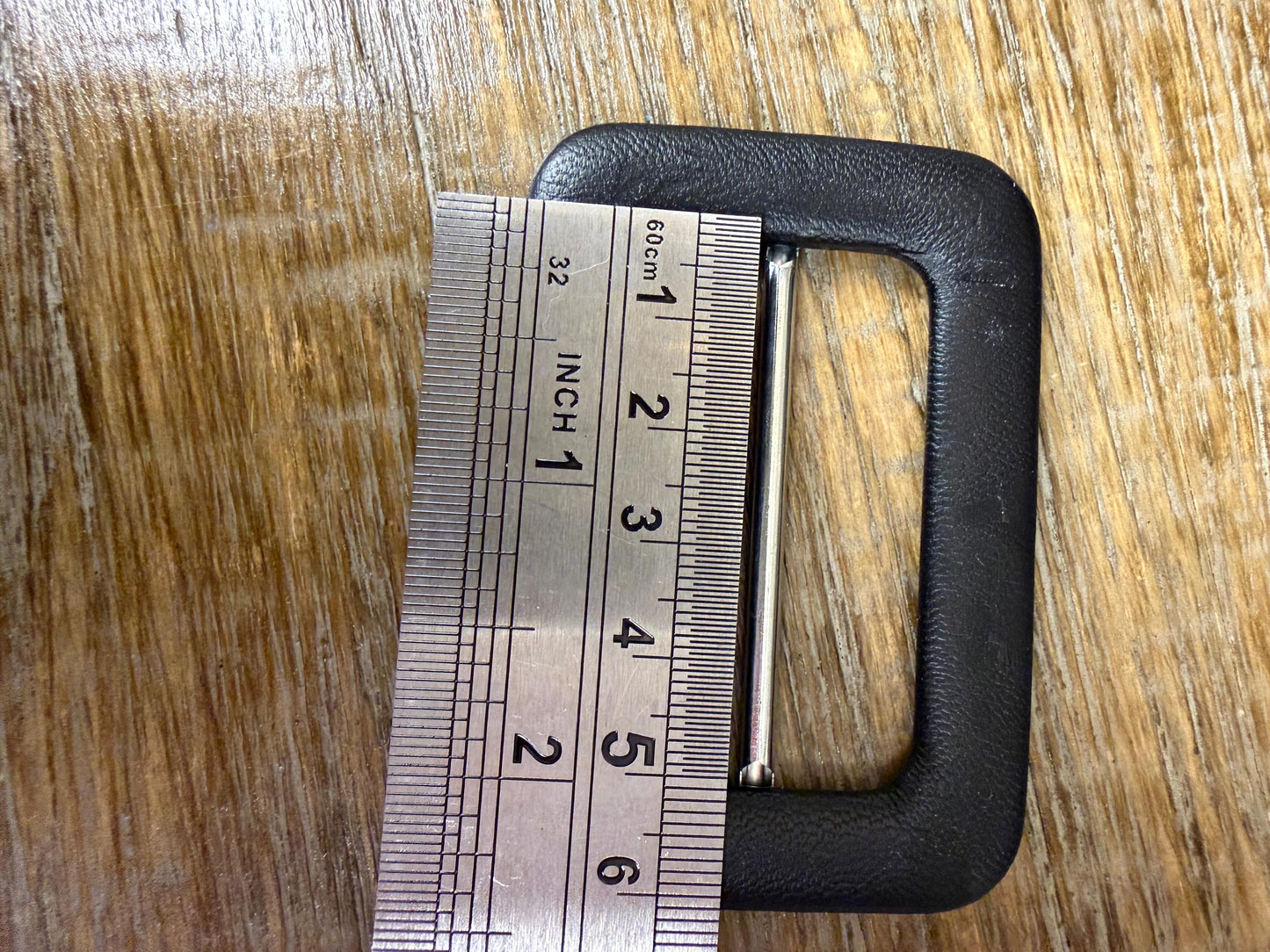 Faux Leather Belt Buckle, 2" Bar Buckles, Faux Leather