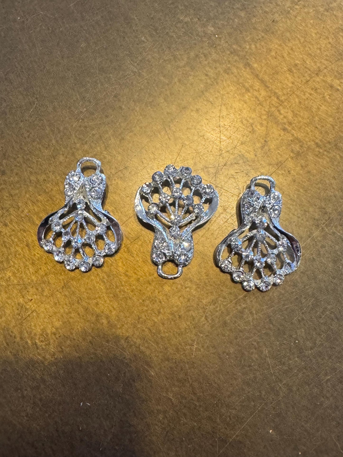 Diamanté Buckle, Silver Rhihestone Metal Buckle, 1cm Middle Bar, Slider, Belt Buckle, Bra Straps Swimwear, Costumes, Couture, Elegant
