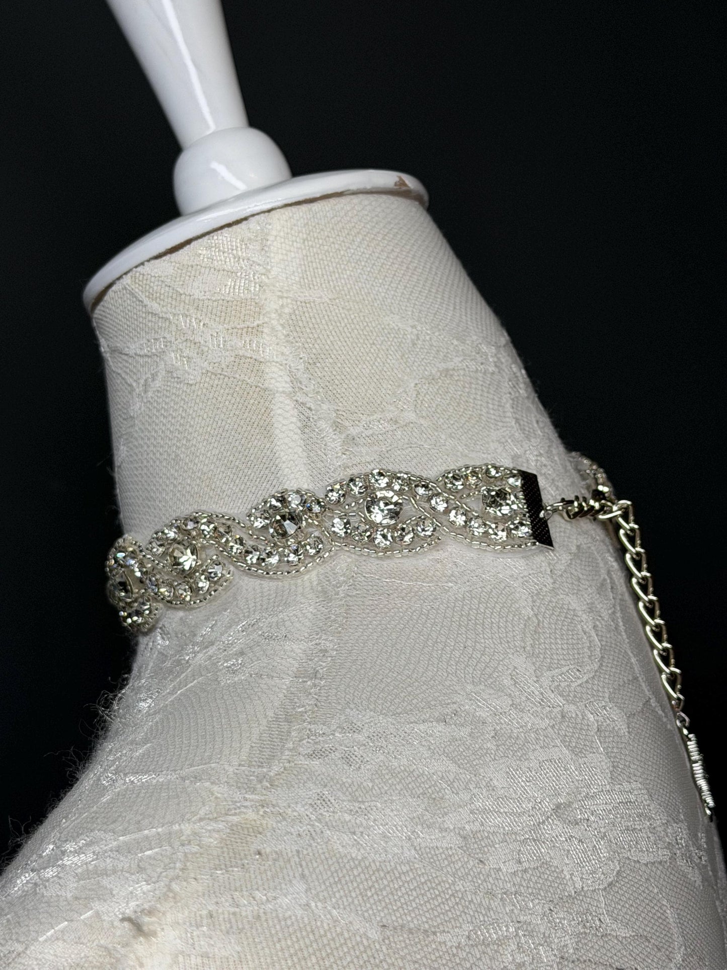 Pearl Jewel Choker: Handmade Elegant Bridal Necklace, Diamante, Jewels, Silver, Gold