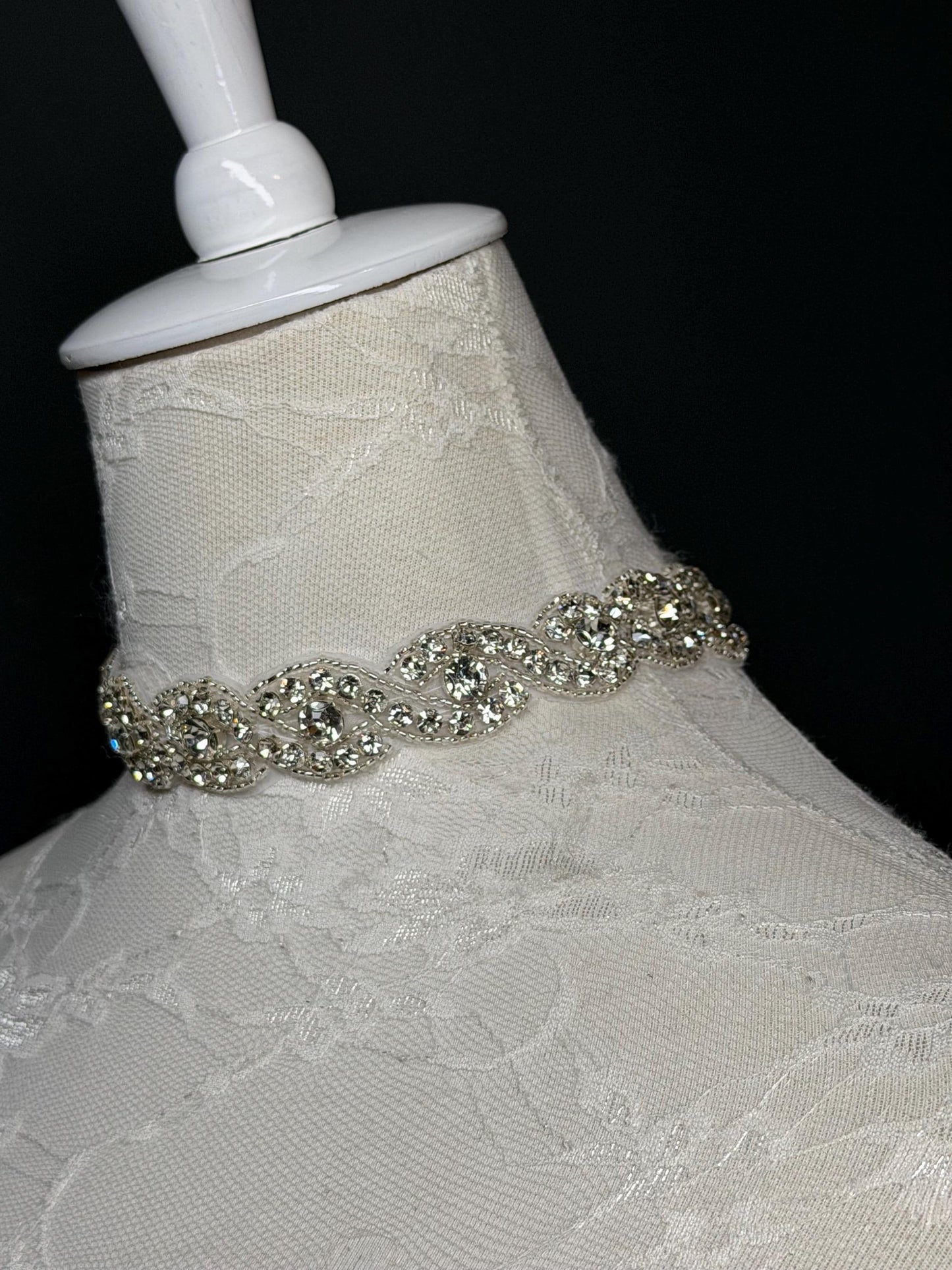 Pearl Jewel Choker: Handmade Elegant Bridal Necklace, Diamante, Jewels, Silver, Gold