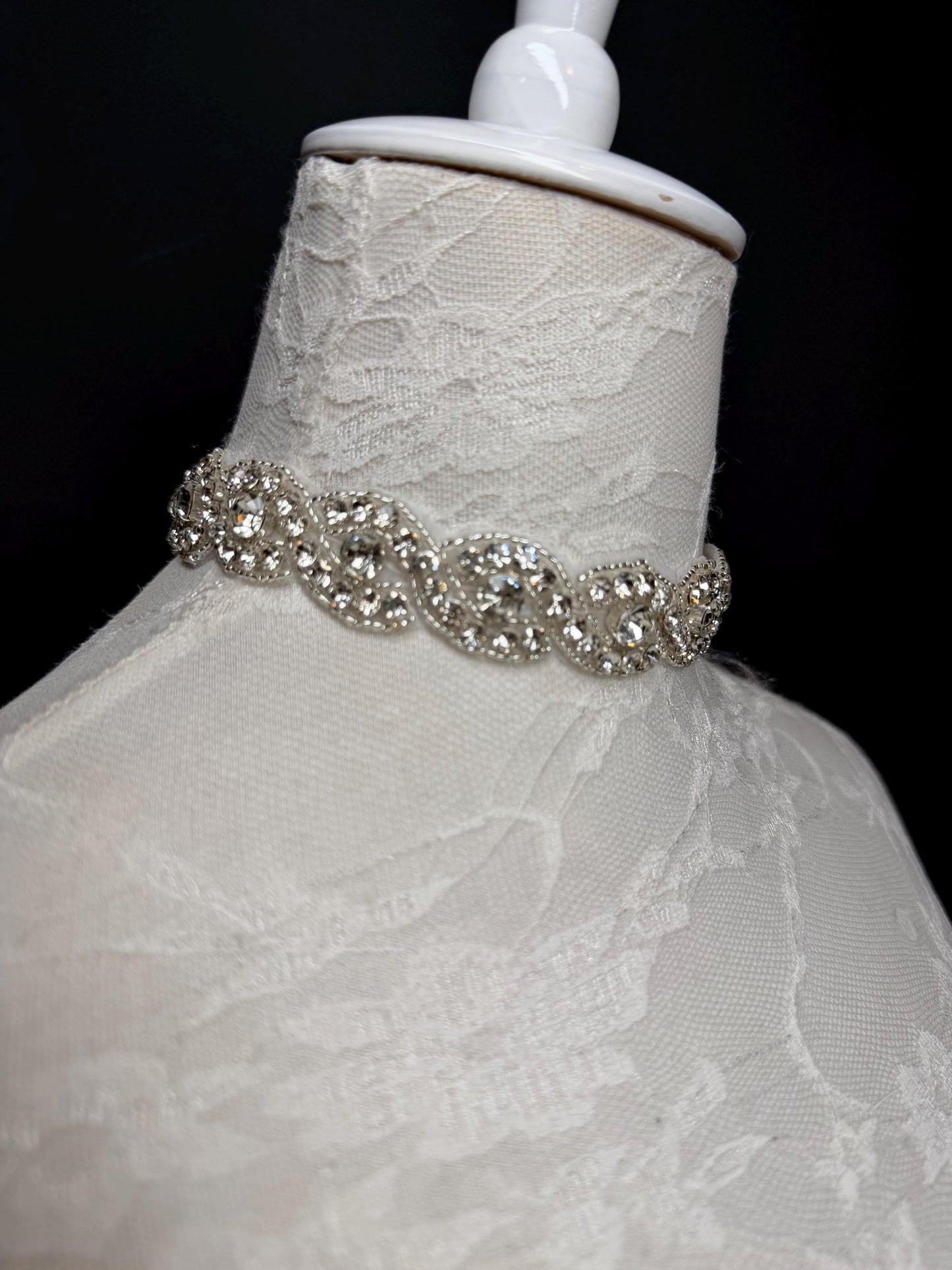 Pearl Jewel Choker: Handmade Elegant Bridal Necklace, Diamante, Jewels, Silver, Gold
