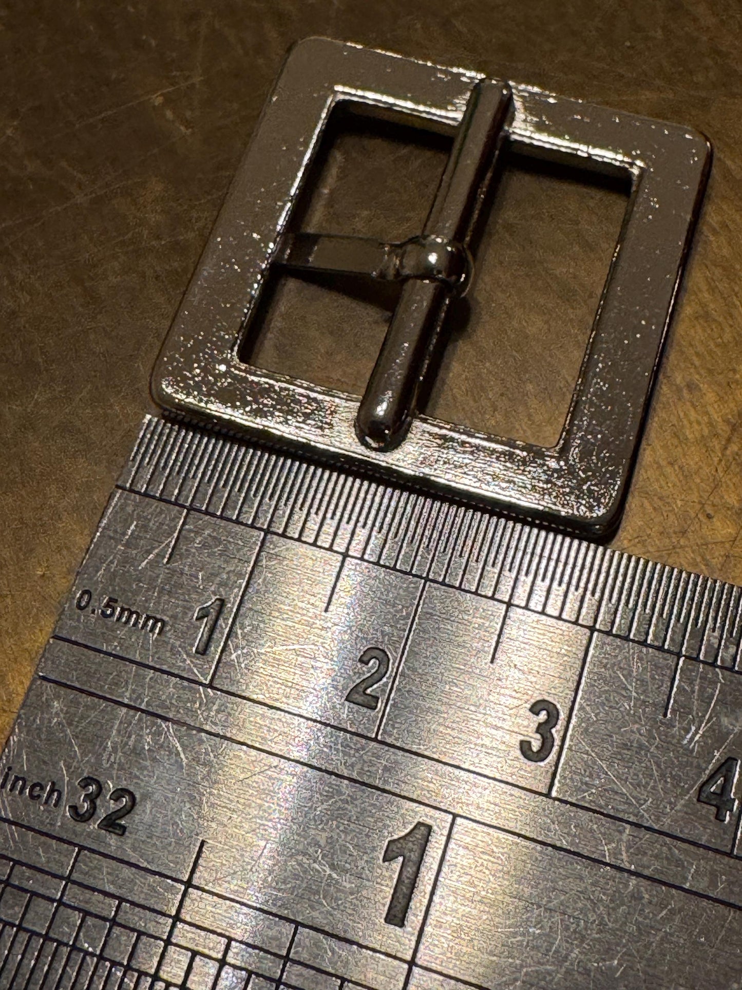 30mm Square Metal Buckle with Prong, Belt Buckle, Silver Buckle 20mm Bar, Belt Buckle, Slide Buckle, Swimwear, Clothing, Shoes, Crafts, Bags