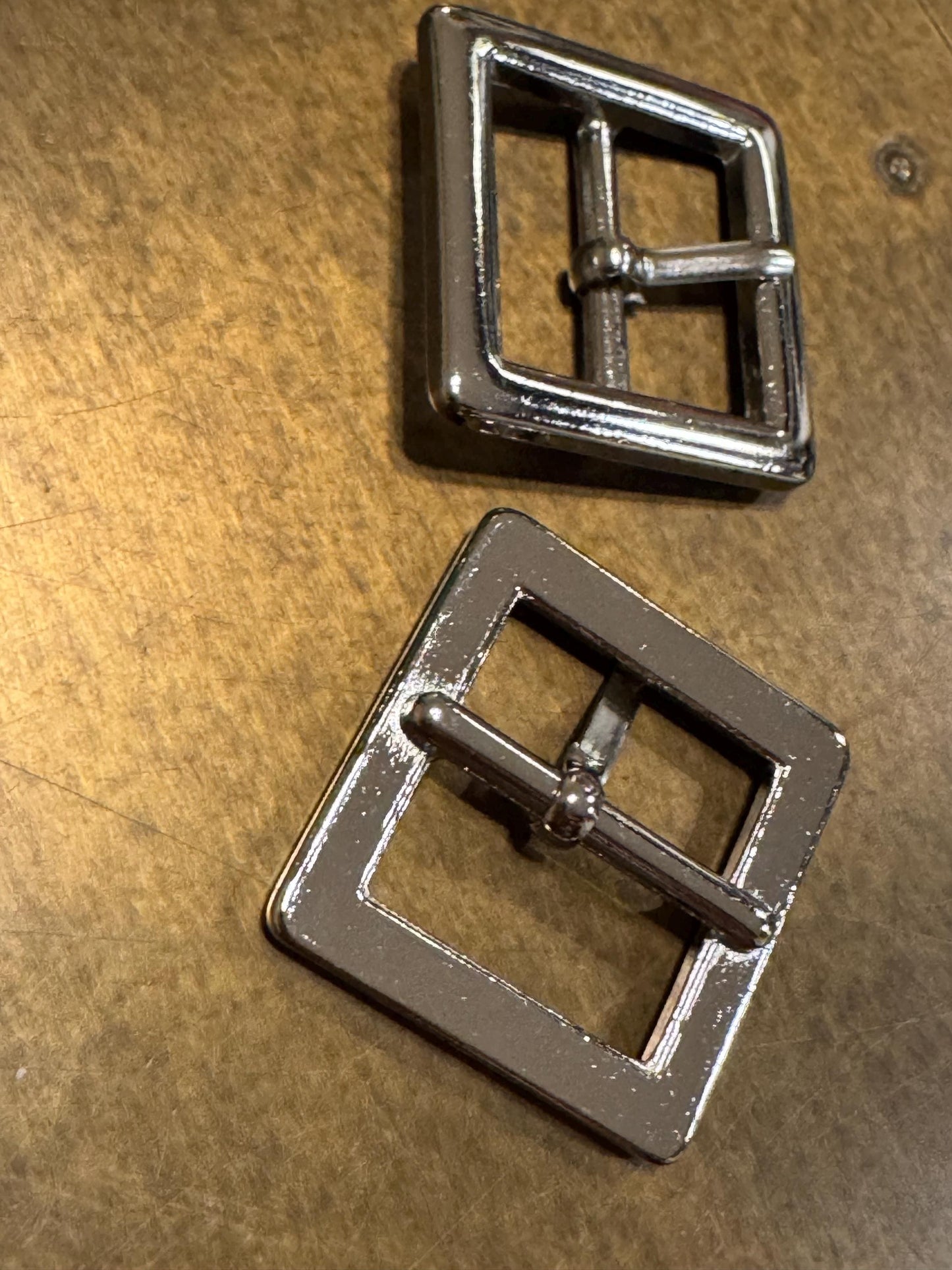 30mm Square Metal Buckle with Prong, Belt Buckle, Silver Buckle 20mm Bar, Belt Buckle, Slide Buckle, Swimwear, Clothing, Shoes, Crafts, Bags