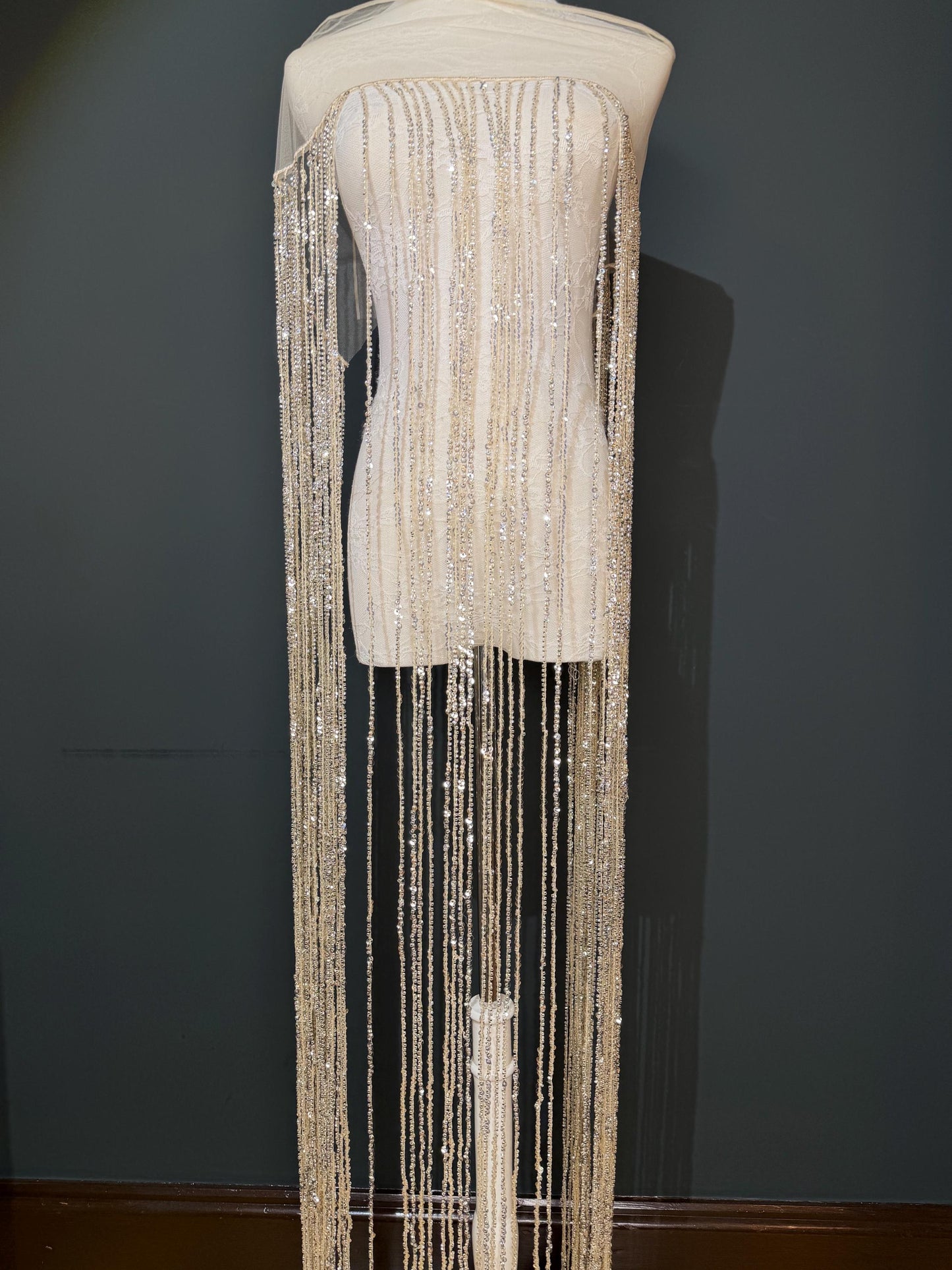 8” Long Beaded Fringe, Dress Fringe, Fringe, Long 3 Sizes, Fringe trim, Costume, Dance, Skirts, Clothing, home decor, 4 colours, Stunning