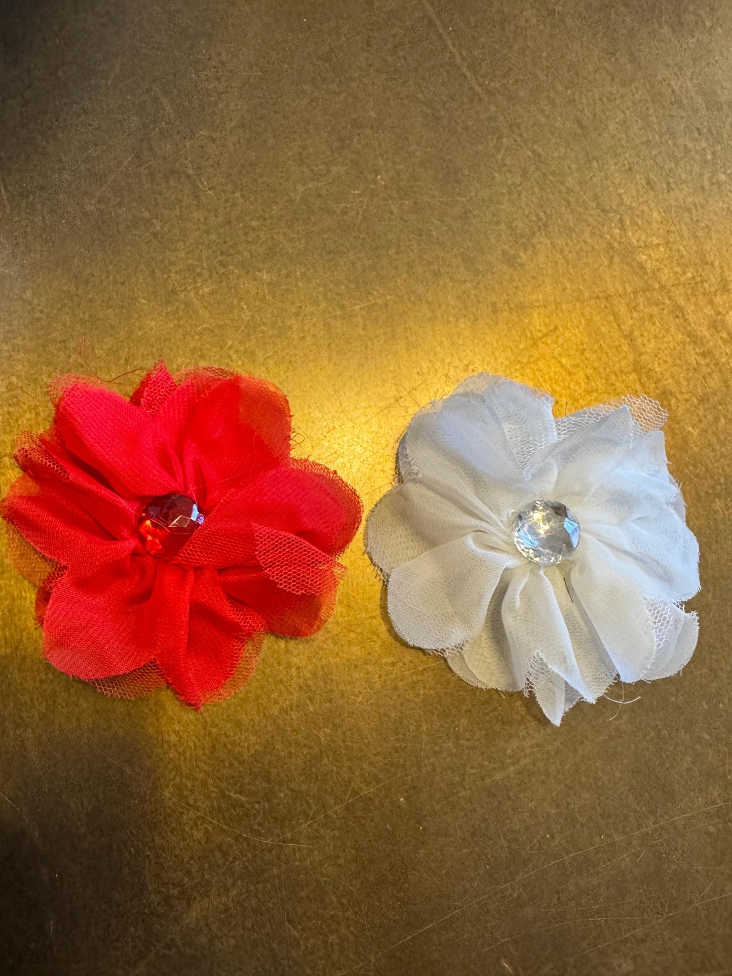 Corsage Flower, Red, Ivory, 4” Wide, Large Pin on Corsage, Bridal, Clothing, Fashion, Hat, Accessory, Fashion, FAN Design