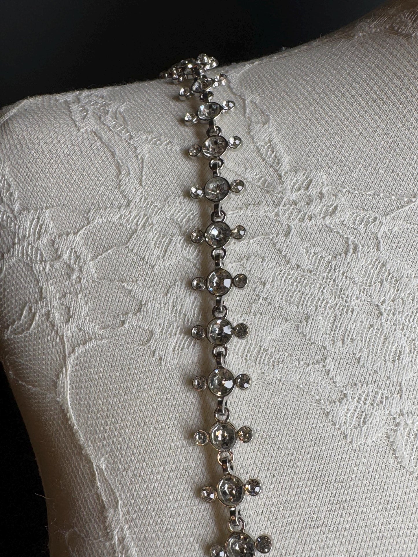 Jewel Diamanté Metal Chain Straps, Quality Chain Straps, Shoulder Straps, 100+ sizes, Bra Straps, Chain, Swimwear, Elegant Bra Straps