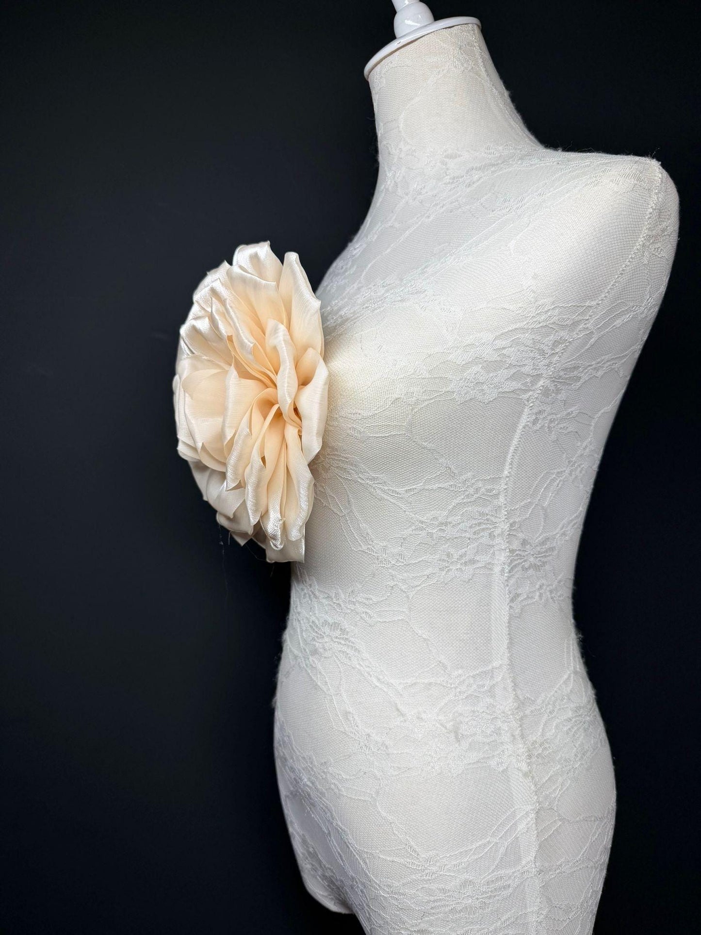 Oversized Large Corsage Flower, Cream, 7 colours, 8.5” Wide, 21cm