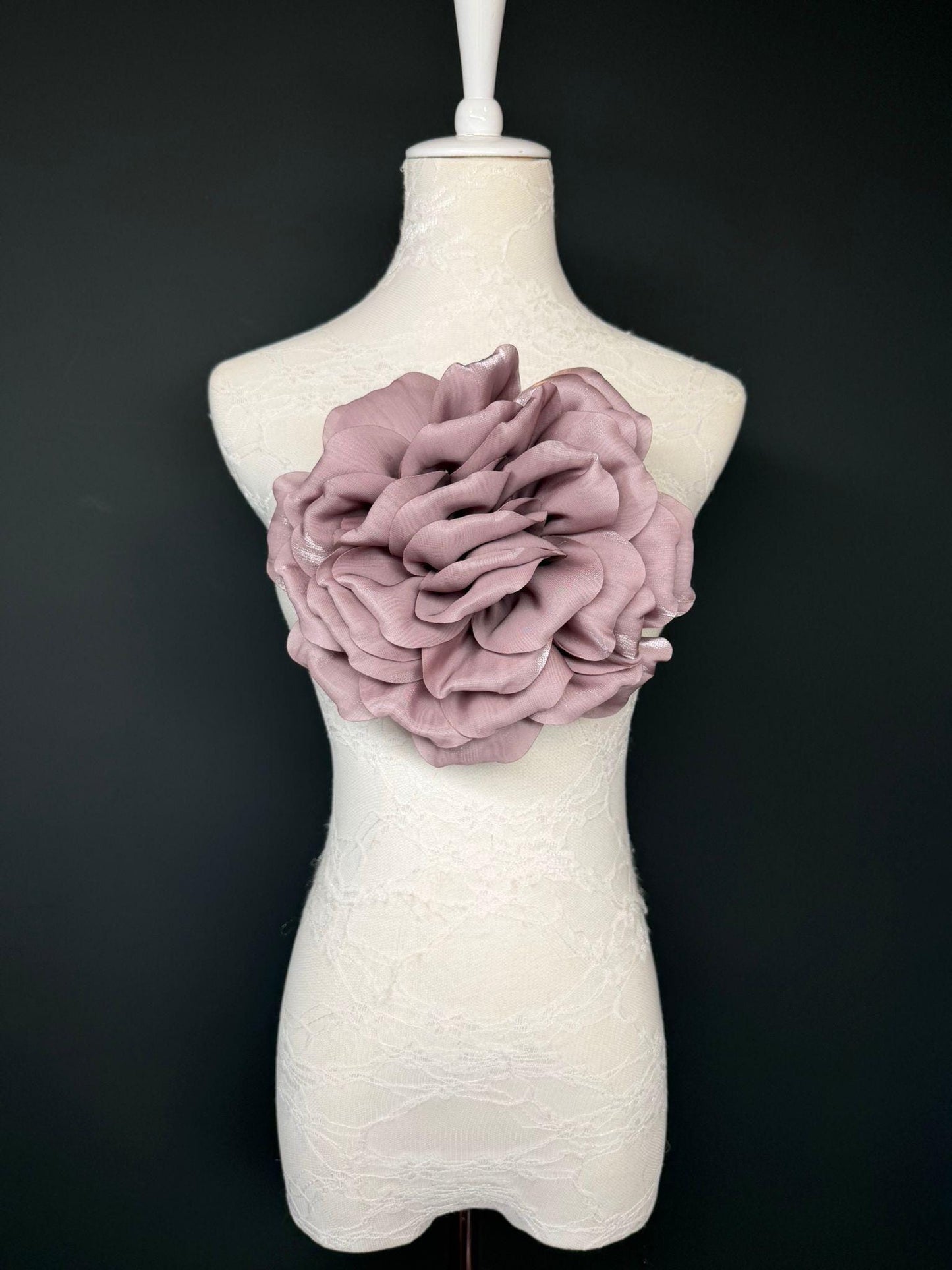 Oversized Large Corsage Flower, Cream, 7 colours, 8.5” Wide, 21cm