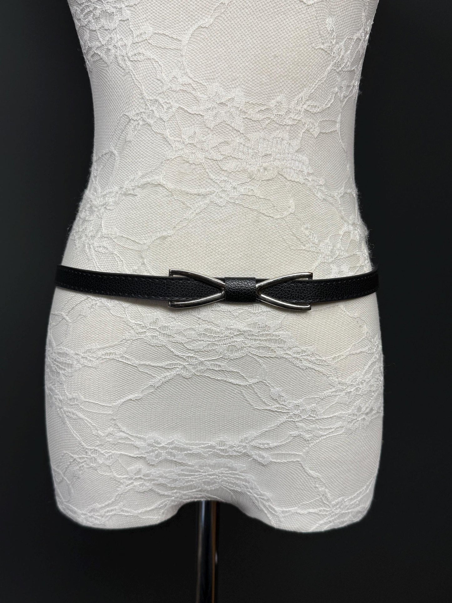 Bow Buckle Belt, Black, Warm Tan Colour, 1/2” Wide Belt, Hand-made, High Quality Belt, Dress Belt, Jeans Belt, Gift, Festival, Bow Design