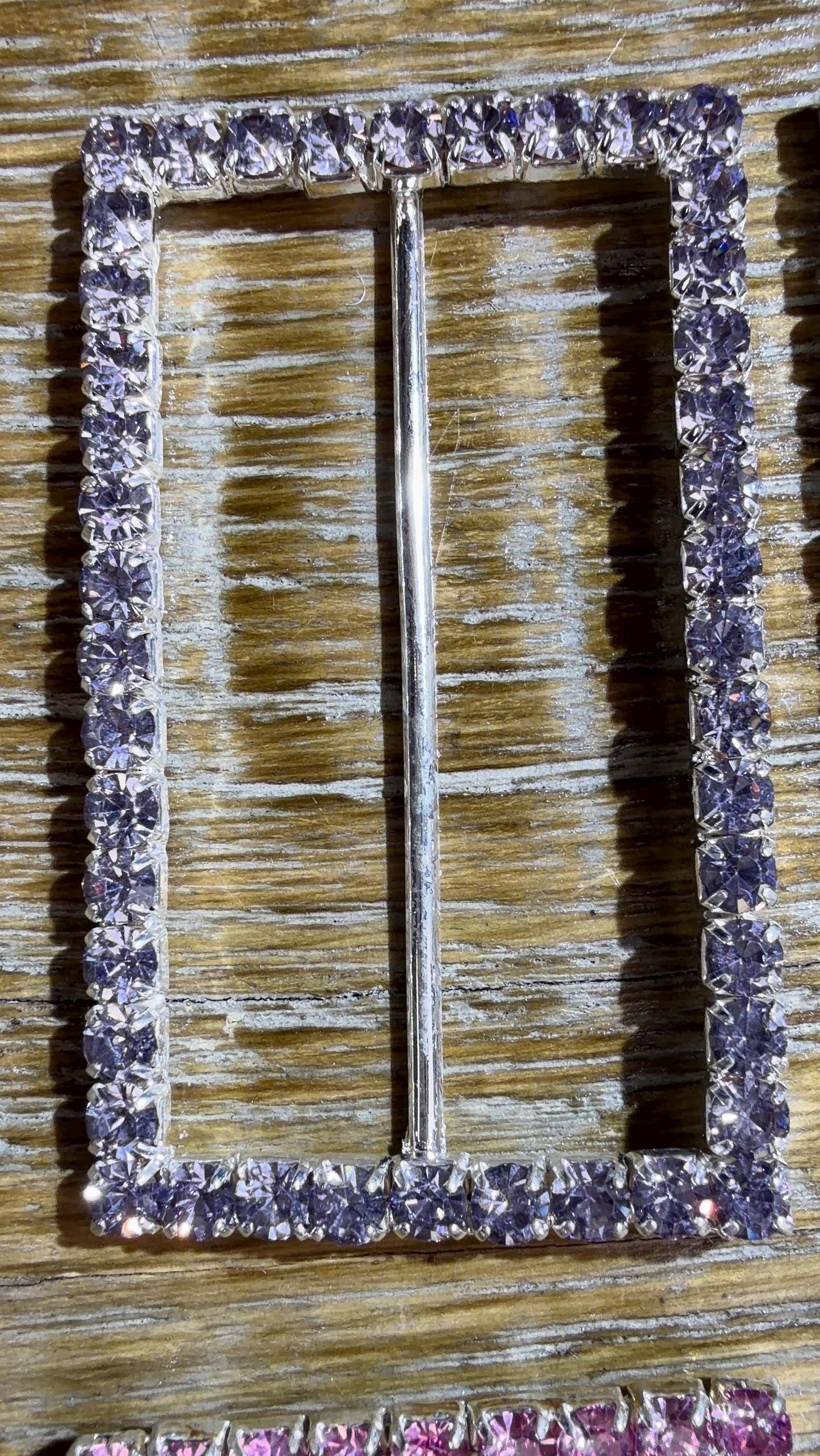 Rhinestone Buckle, Metal Buckles, 6cmx3.5cm, Pearl, Rectangular, Slider, Prongs, Belt Buckle, Costumes, Couture, Elegant, Fashion, Dance