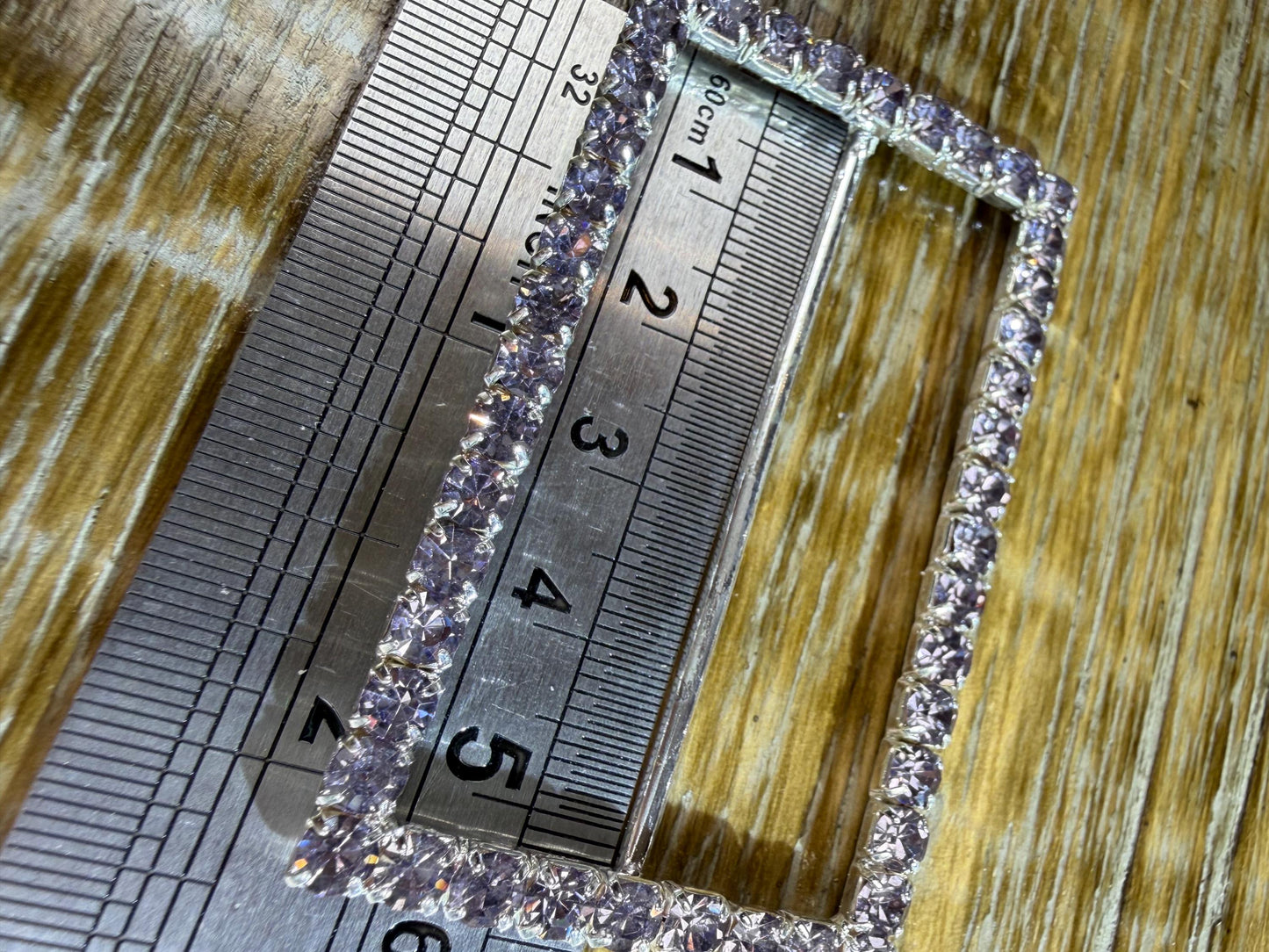 Rhinestone Buckle, Metal Buckles, 6cmx3.5cm, Pearl, Rectangular, Slider, Prongs, Belt Buckle, Costumes, Couture, Elegant, Fashion, Dance