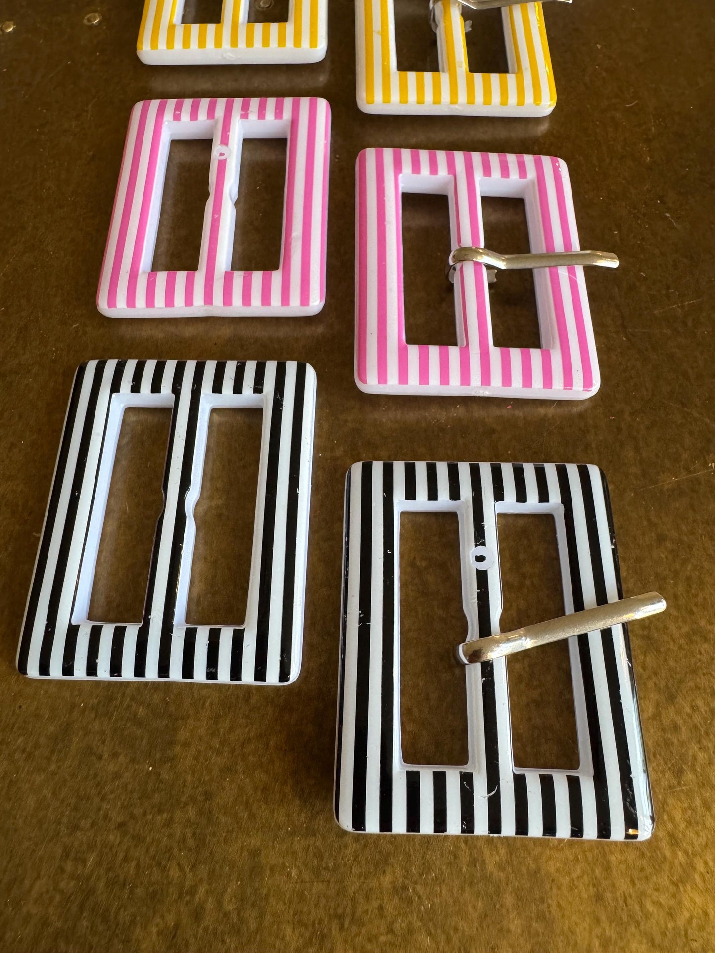 5cm Buckles, Plastic Buckles, Stripe Pattern Buckles, Rectangle Slider Buckle, 3.5 Bar, Buckle, Clothing, Bags, Crafts, Belts