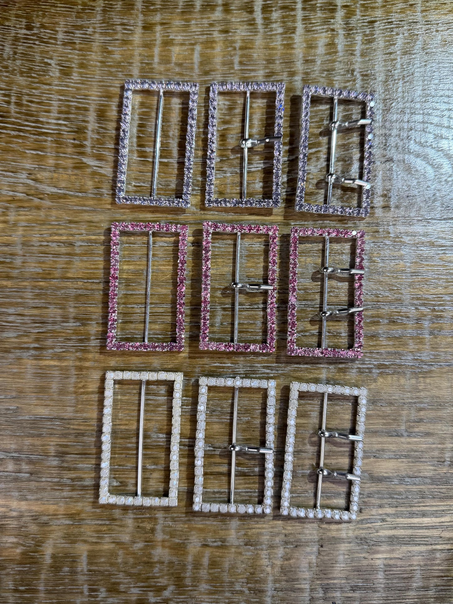 Rhinestone Buckle, Metal Buckles, 6cmx3.5cm, Pearl, Rectangular, Slider, Prongs, Belt Buckle, Costumes, Couture, Elegant, Fashion, Dance
