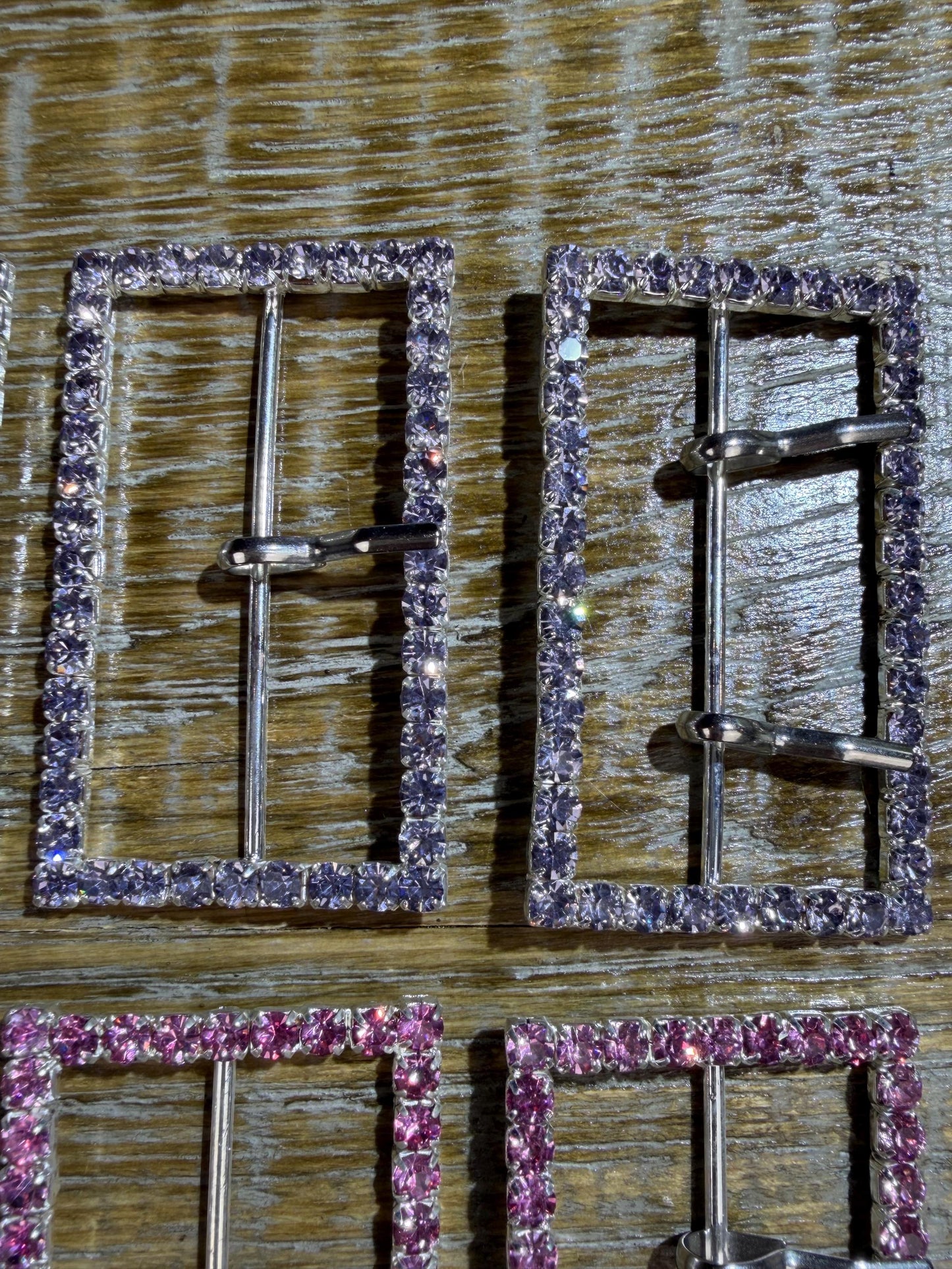 Rhinestone Buckle, Metal Buckles, 6cmx3.5cm, Pearl, Rectangular, Slider, Prongs, Belt Buckle, Costumes, Couture, Elegant, Fashion, Dance