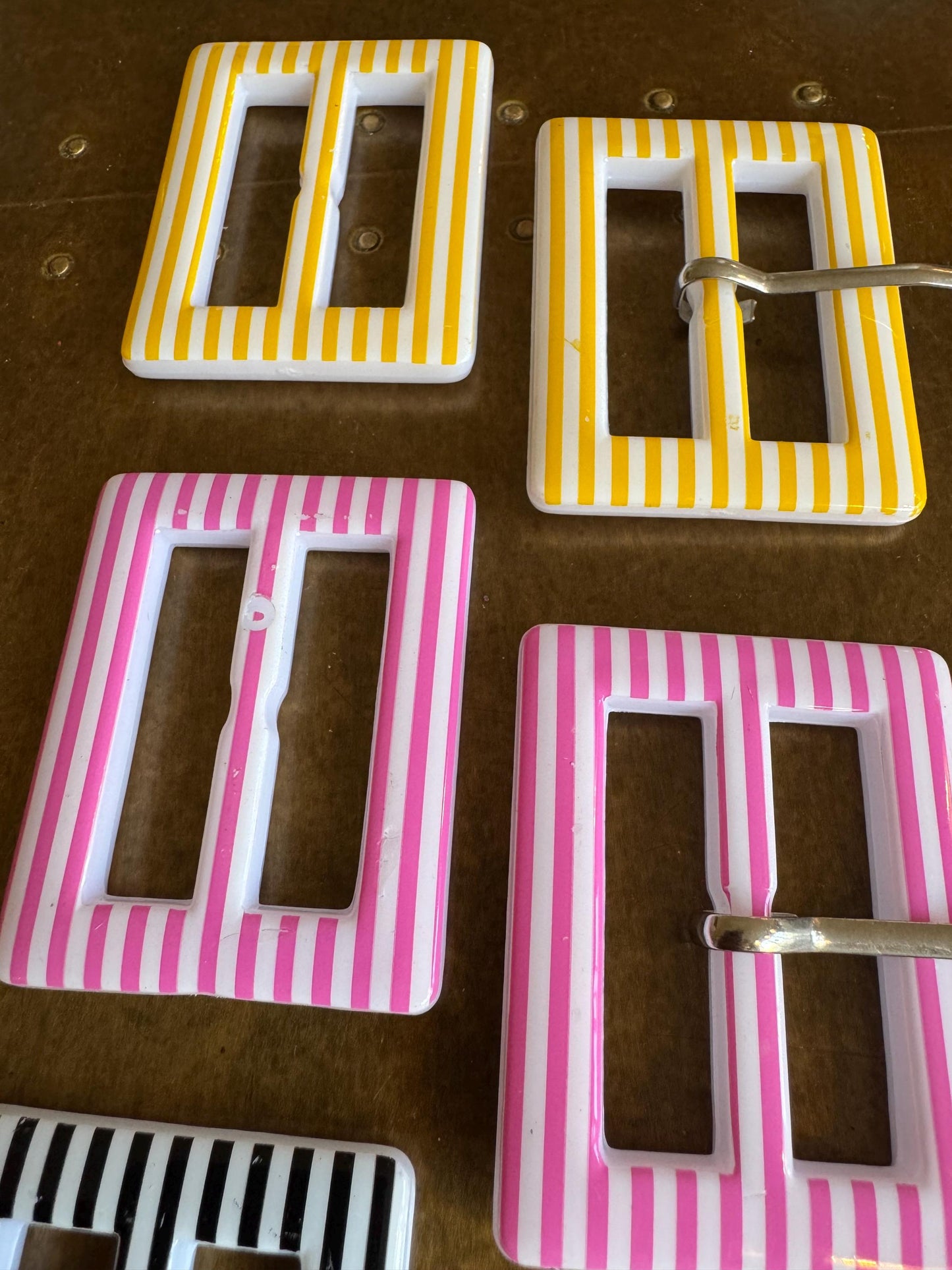 5cm Buckles, Plastic Buckles, Stripe Pattern Buckles, Rectangle Slider Buckle, 3.5 Bar, Buckle, Clothing, Bags, Crafts, Belts