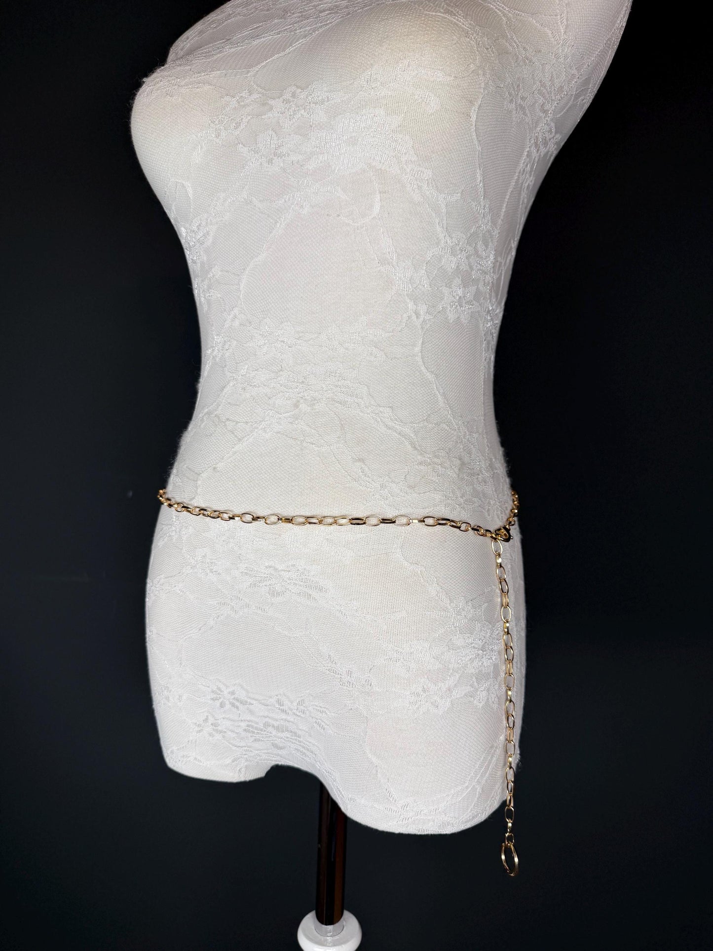 Gold Chain Belt – Handmade to Measure 18–60 Inch Waist