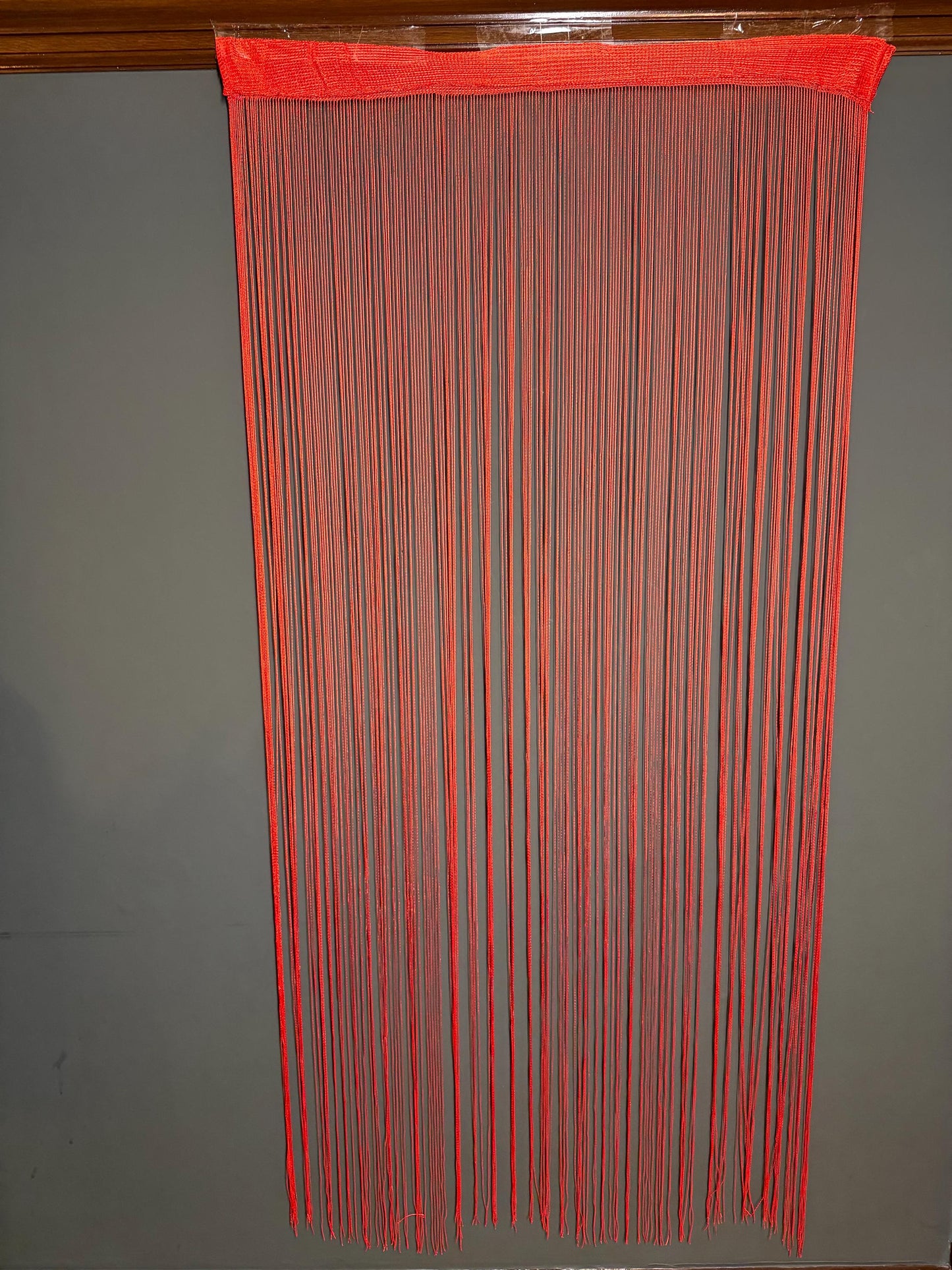 Red Soft Fringe Trim, 80" Drop, Backdrop Decor