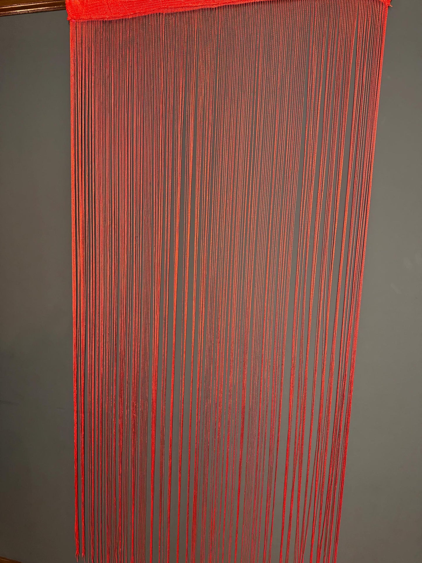 Red Soft Fringe Trim, 80" Drop, Backdrop Decor