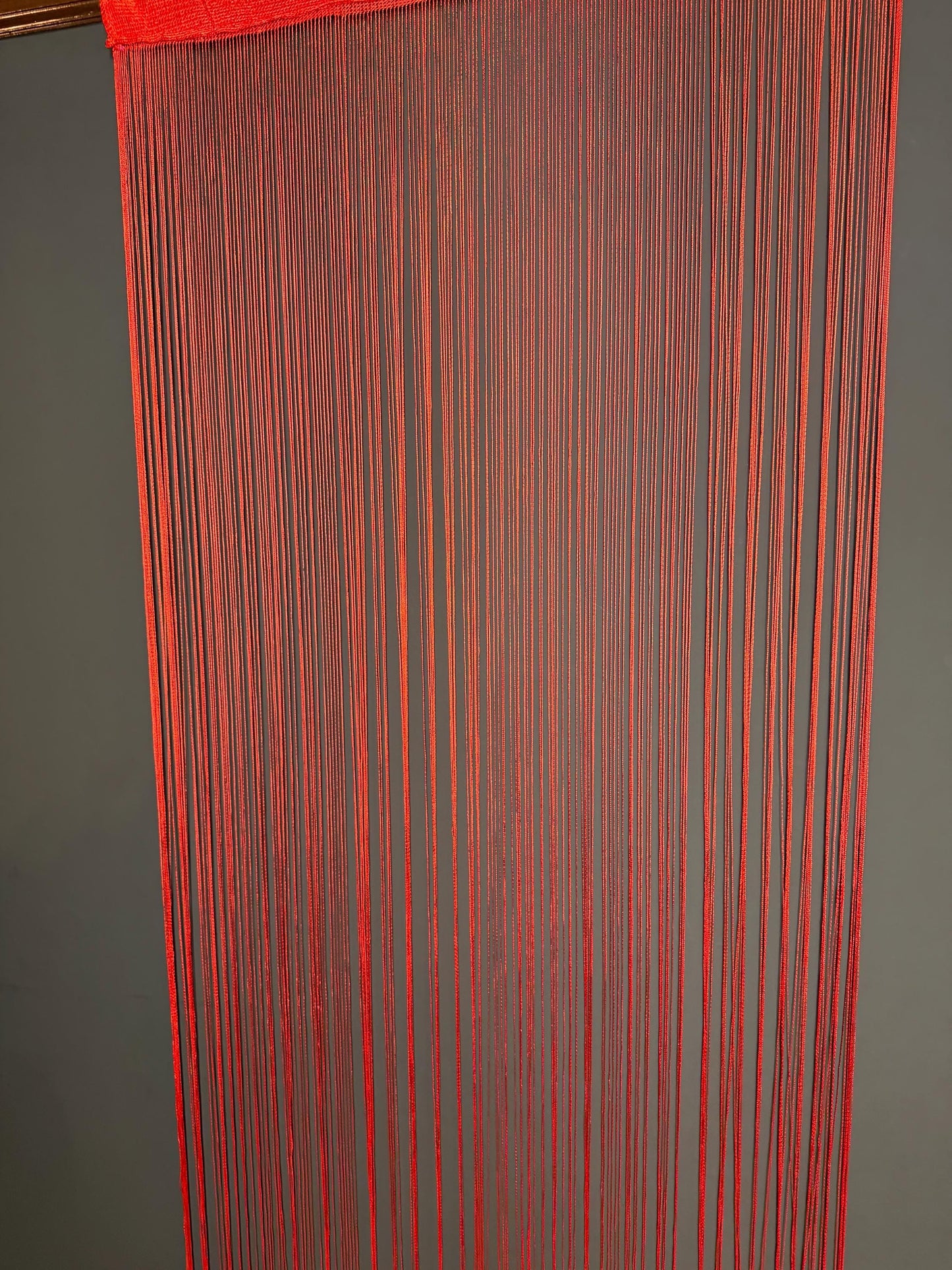 Red Soft Fringe Trim, 80" Drop, Backdrop Decor