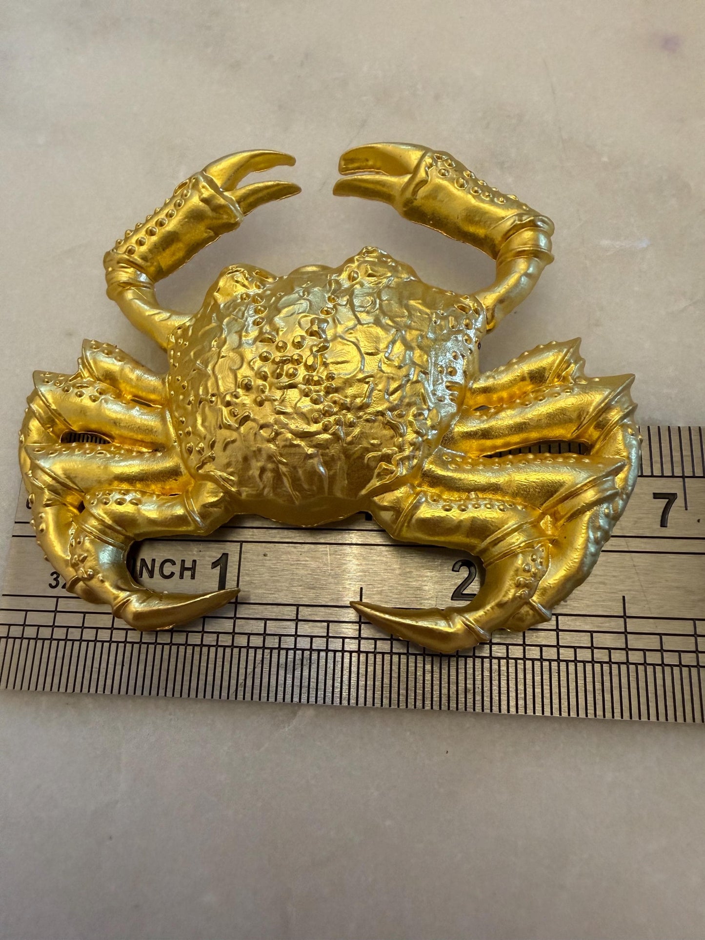 Brooch, Pin on Gold, Elegant Brooch, Gold Brooch, Scorpion, Crab, Brooch