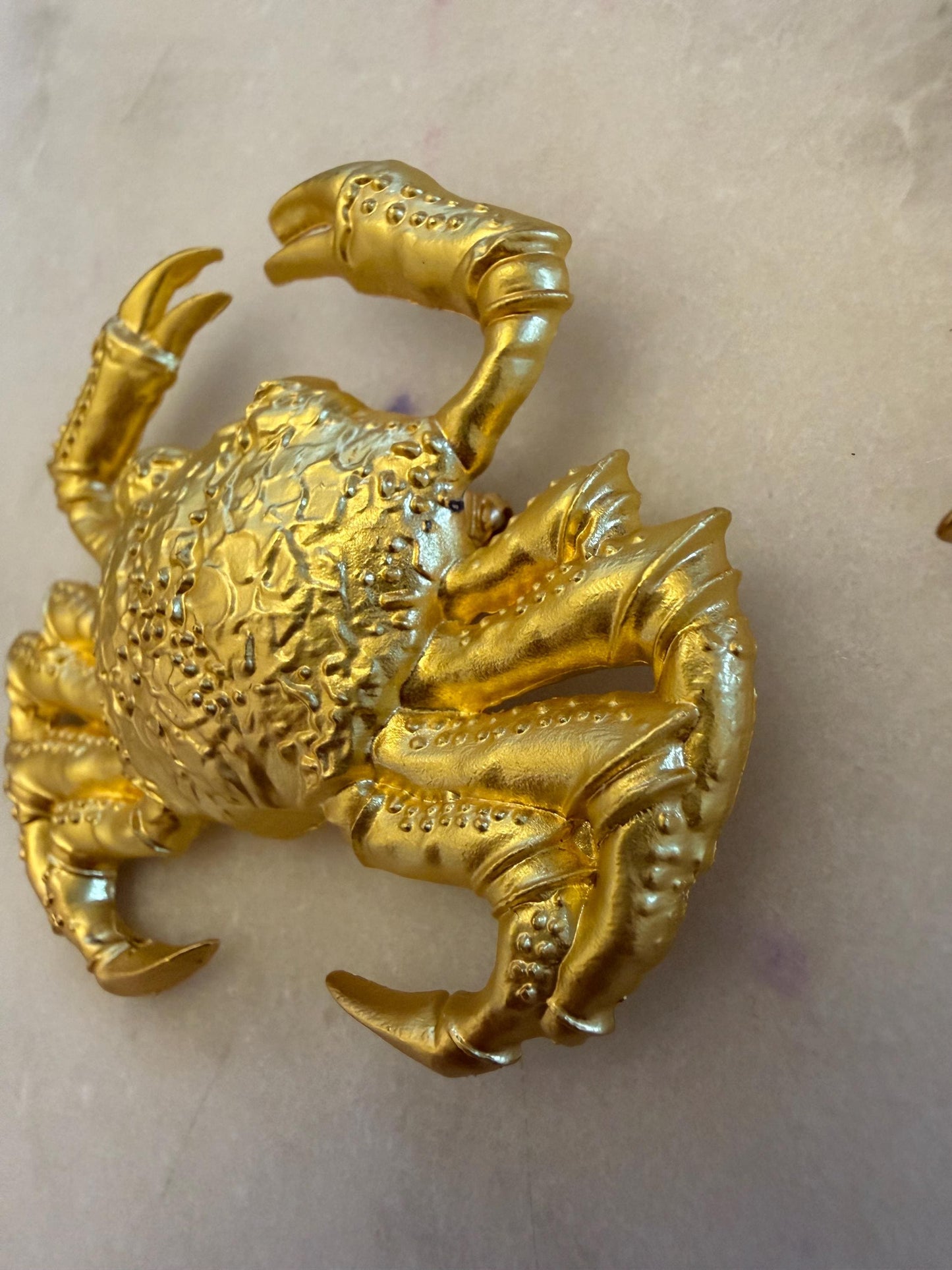 Brooch, Pin on Gold, Elegant Brooch, Gold Brooch, Scorpion, Crab, Brooch