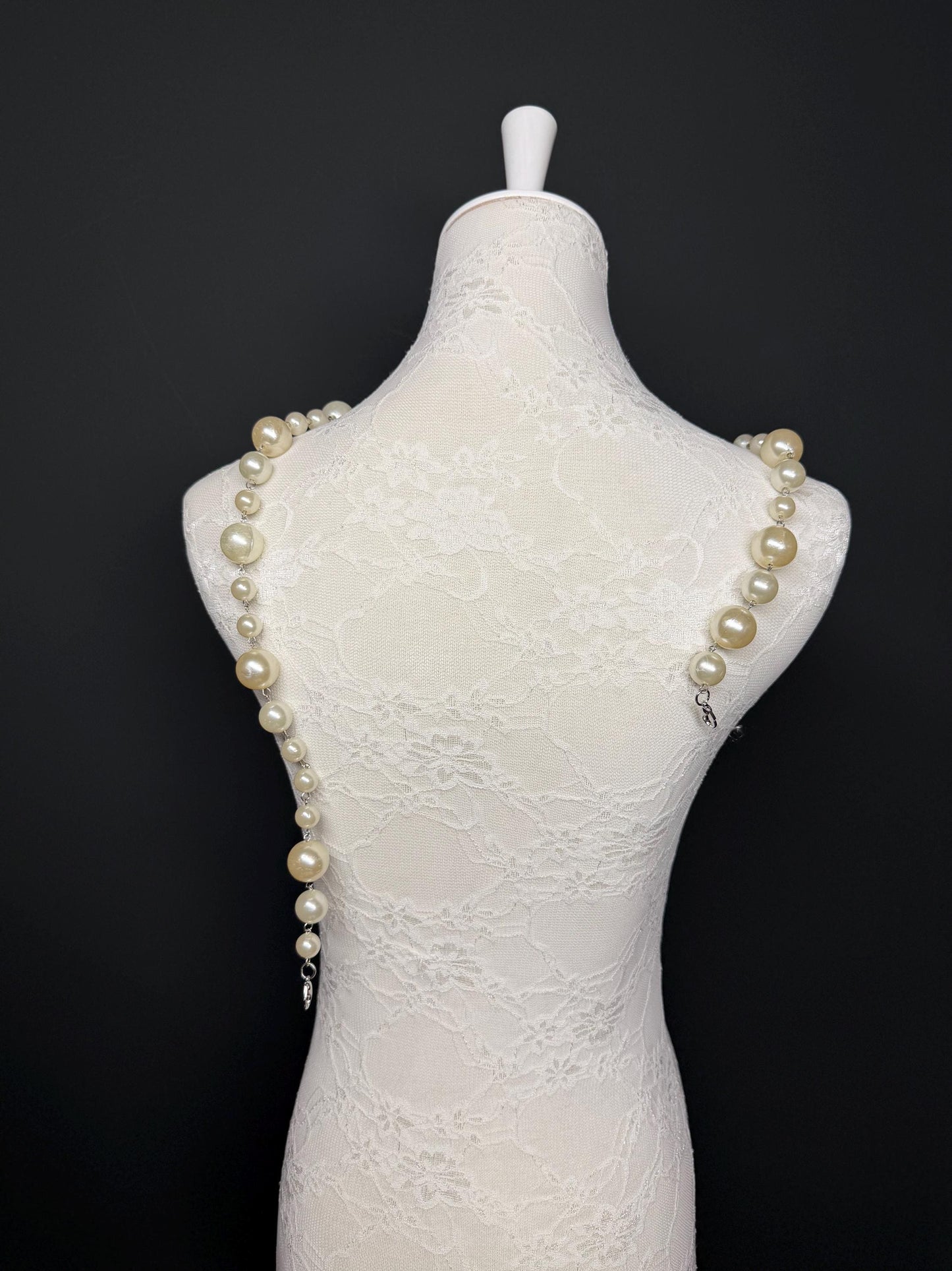 Pearl Strap, Pearl Shoulder Strap, Quality Pearls, 100+ sizes Smooth Pearls, Pearl Bra Straps