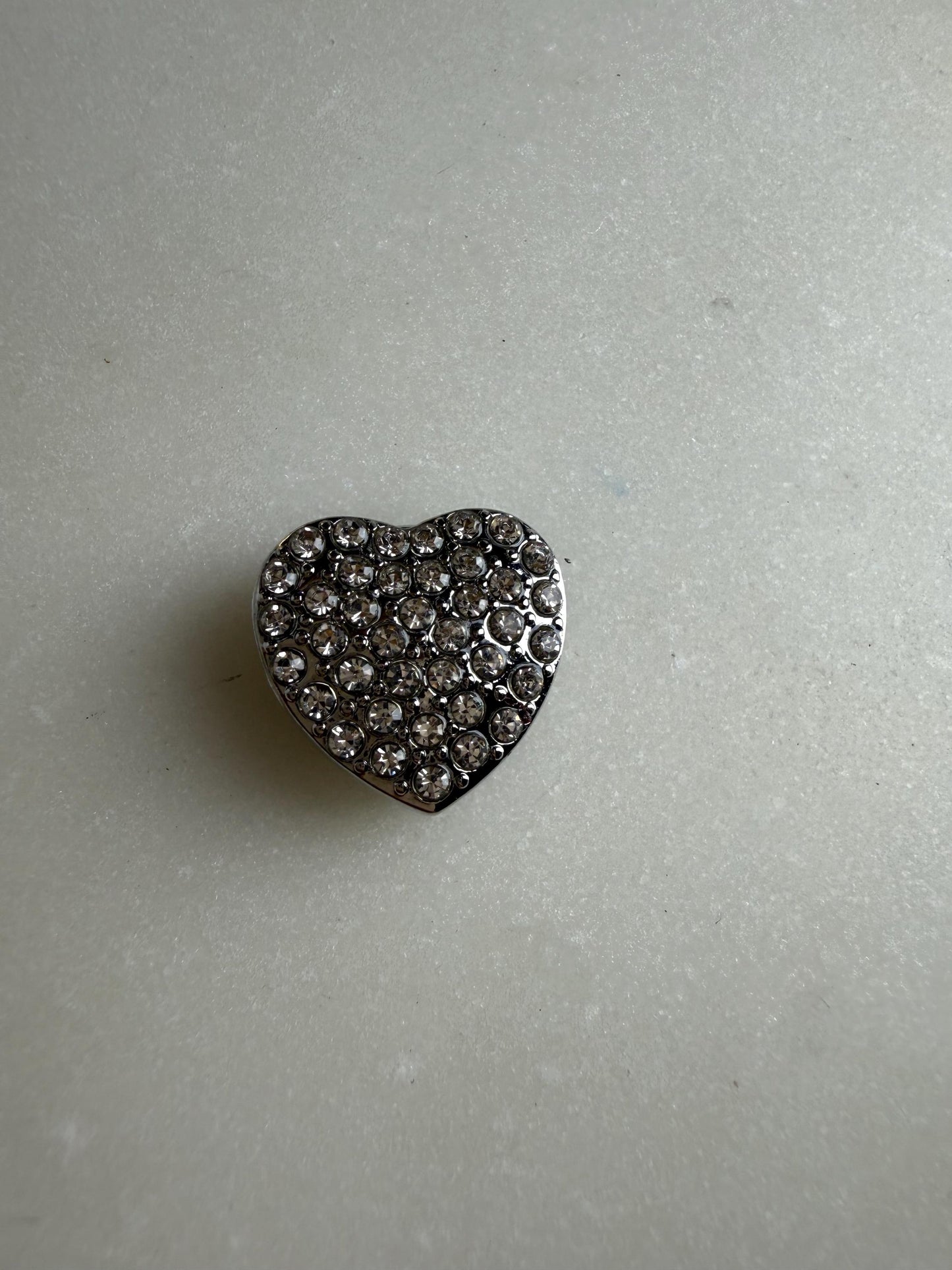 Heart Jewel Button Covers for Shirts (Fits up to 18L), Bridal & Wedding Shirt Accessories