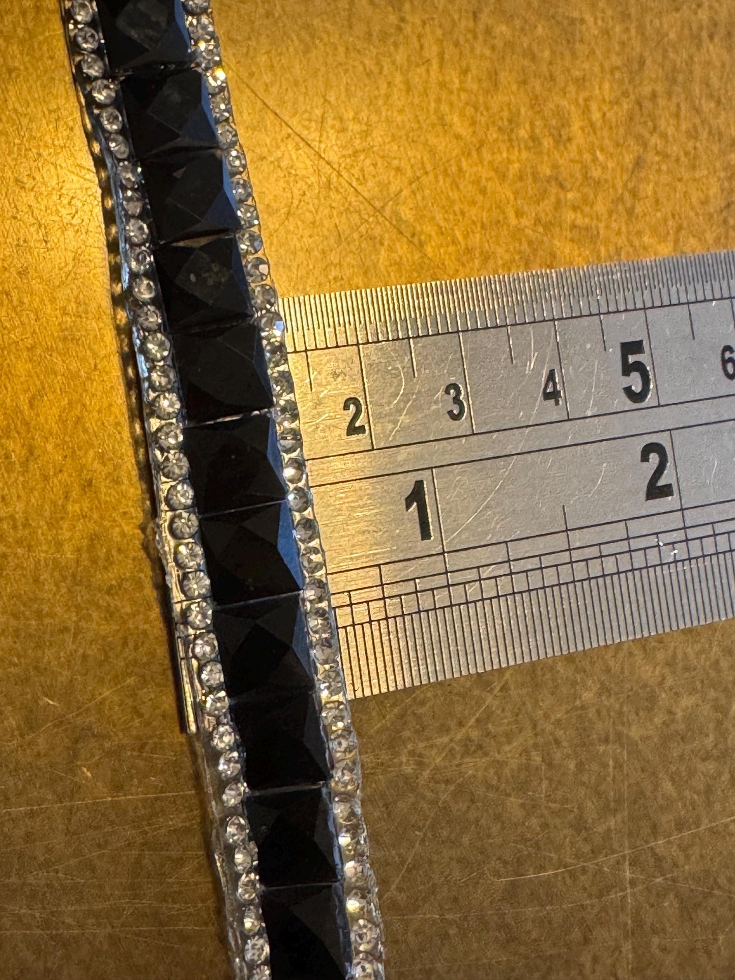 Diamanté Rhinestone Jewel Tape with Glue, Hot Fix Rhinestones with Glue, Easy Iron on Rhinestones, 12mm Wide