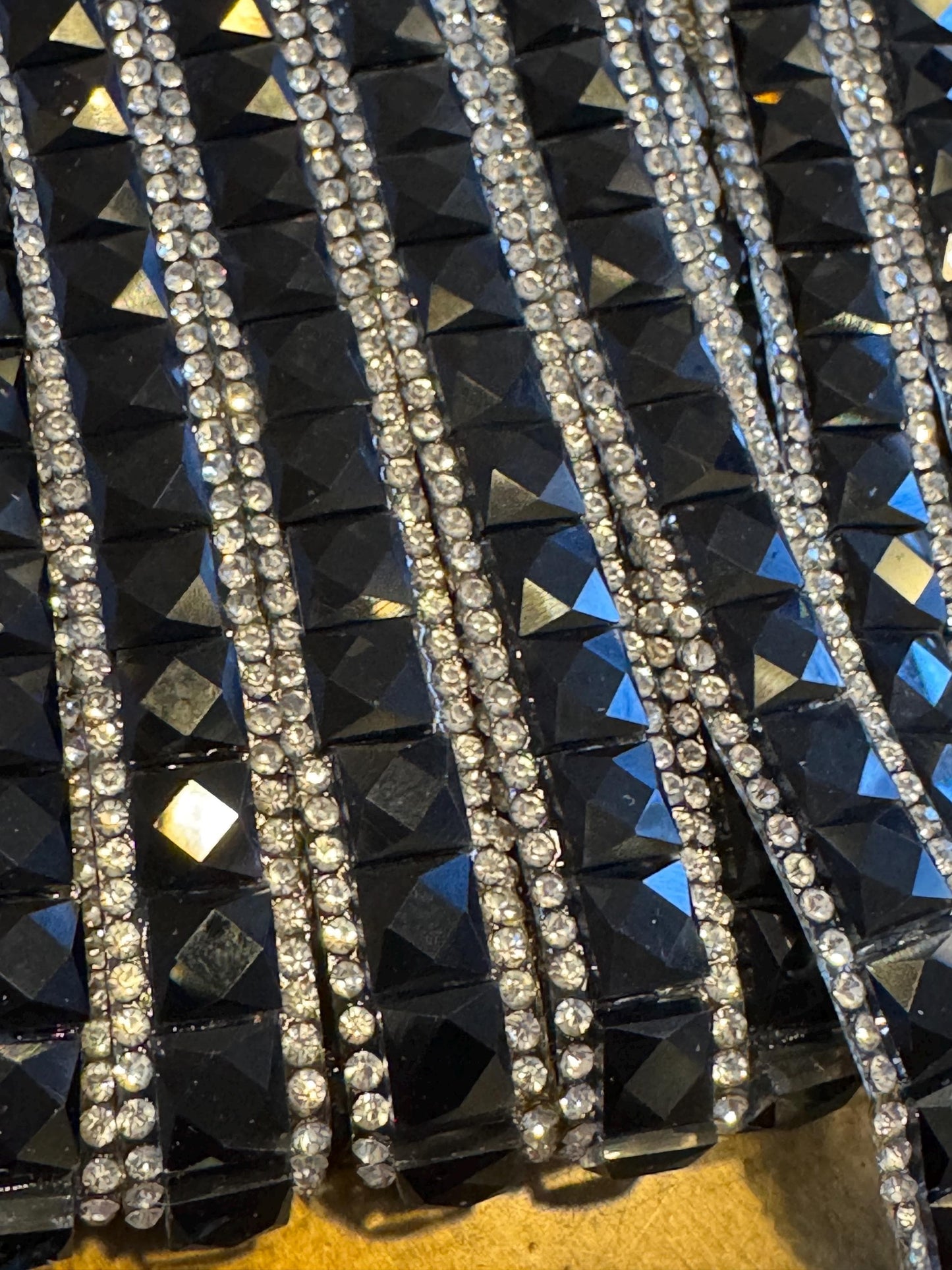 Diamanté Rhinestone Jewel Tape with Glue, Hot Fix Rhinestones with Glue, Easy Iron on Rhinestones, 12mm Wide