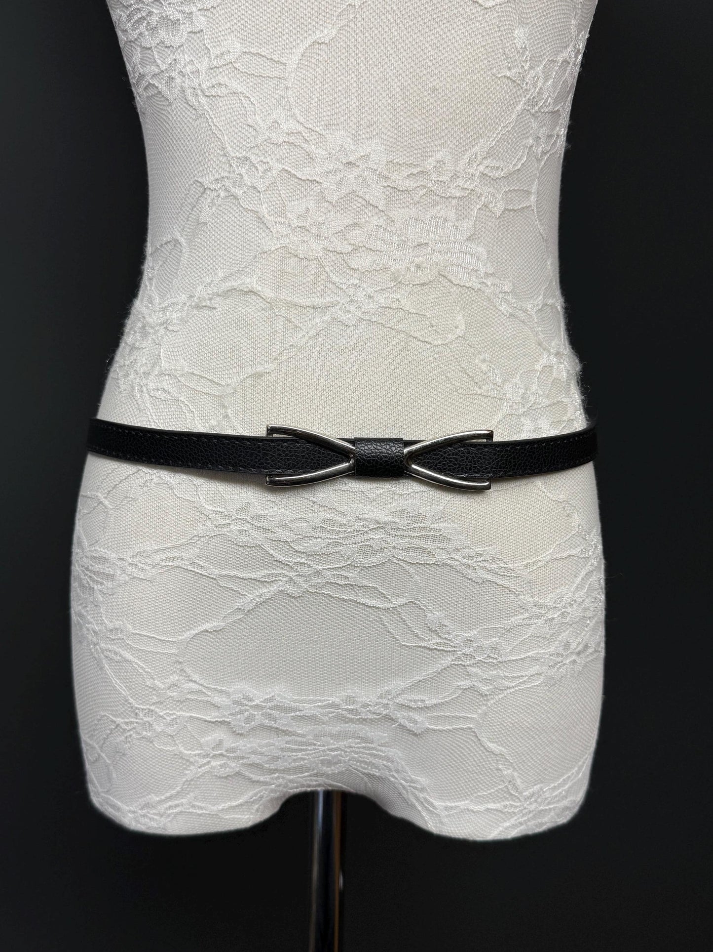 Bow Buckle Belt, Black, Warm Tan Colour, 1/2” Wide Belt, Hand-made, High Quality Belt, Dress Belt, Jeans Belt, Gift, Festival, Bow Design