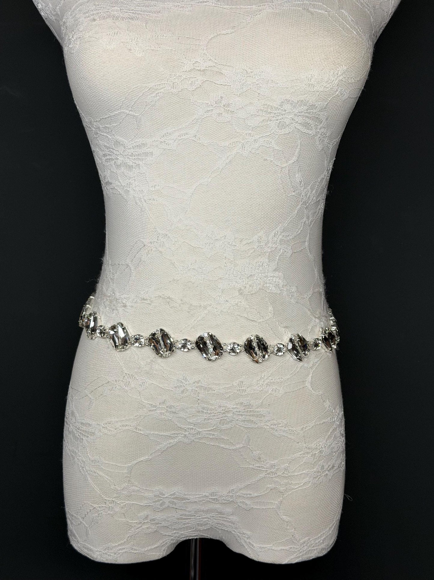 X-Long Belt, Jewel Stone Belt, Elegant Look, Chain Belt, Vintage Style Belt, Bridal, Fashion Belt, Gift, Quality Belt, Swimwear Belt