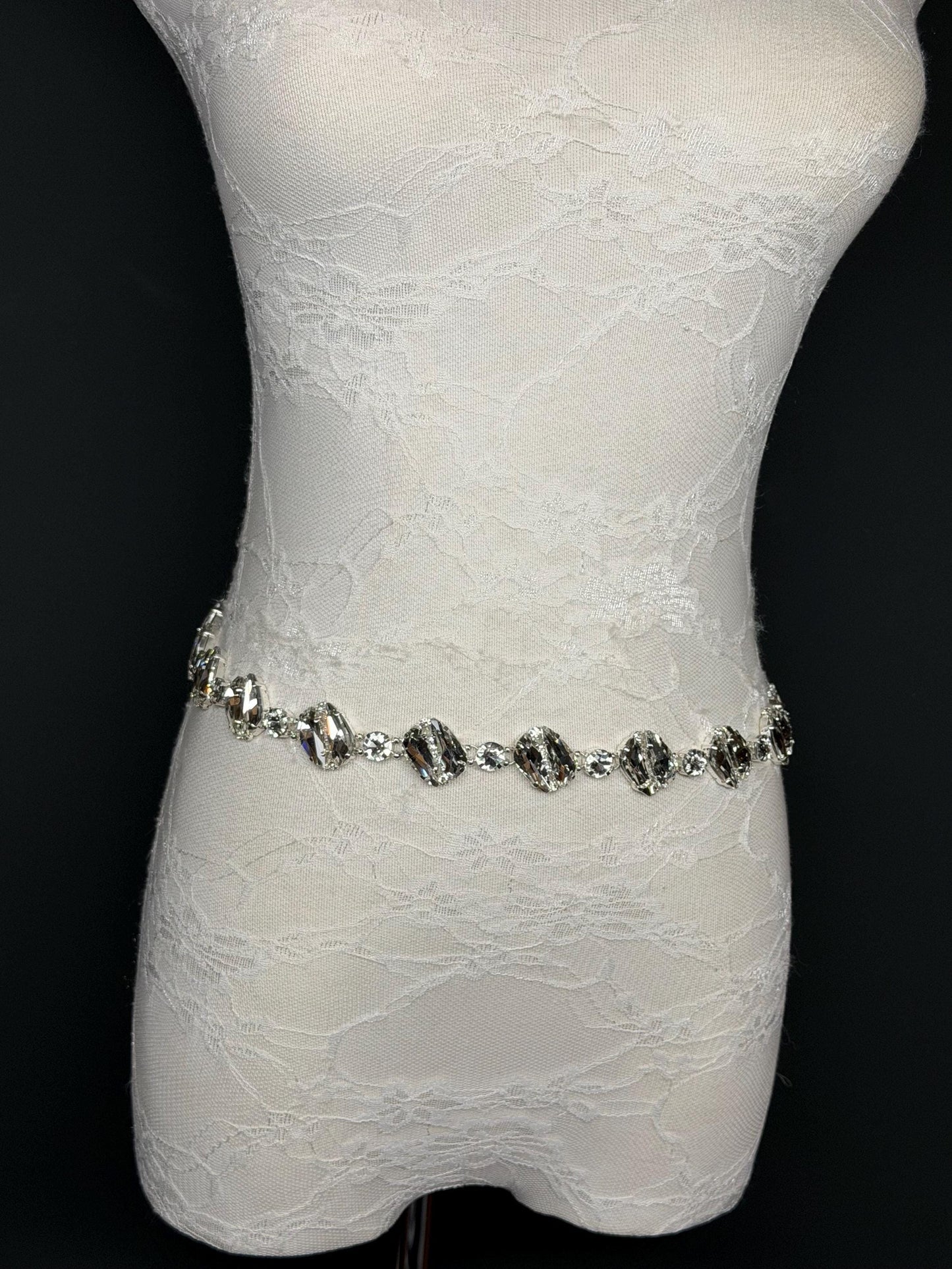 X-Long Belt, Jewel Stone Belt, Elegant Look, Chain Belt, Vintage Style Belt, Bridal, Fashion Belt, Gift, Quality Belt, Swimwear Belt