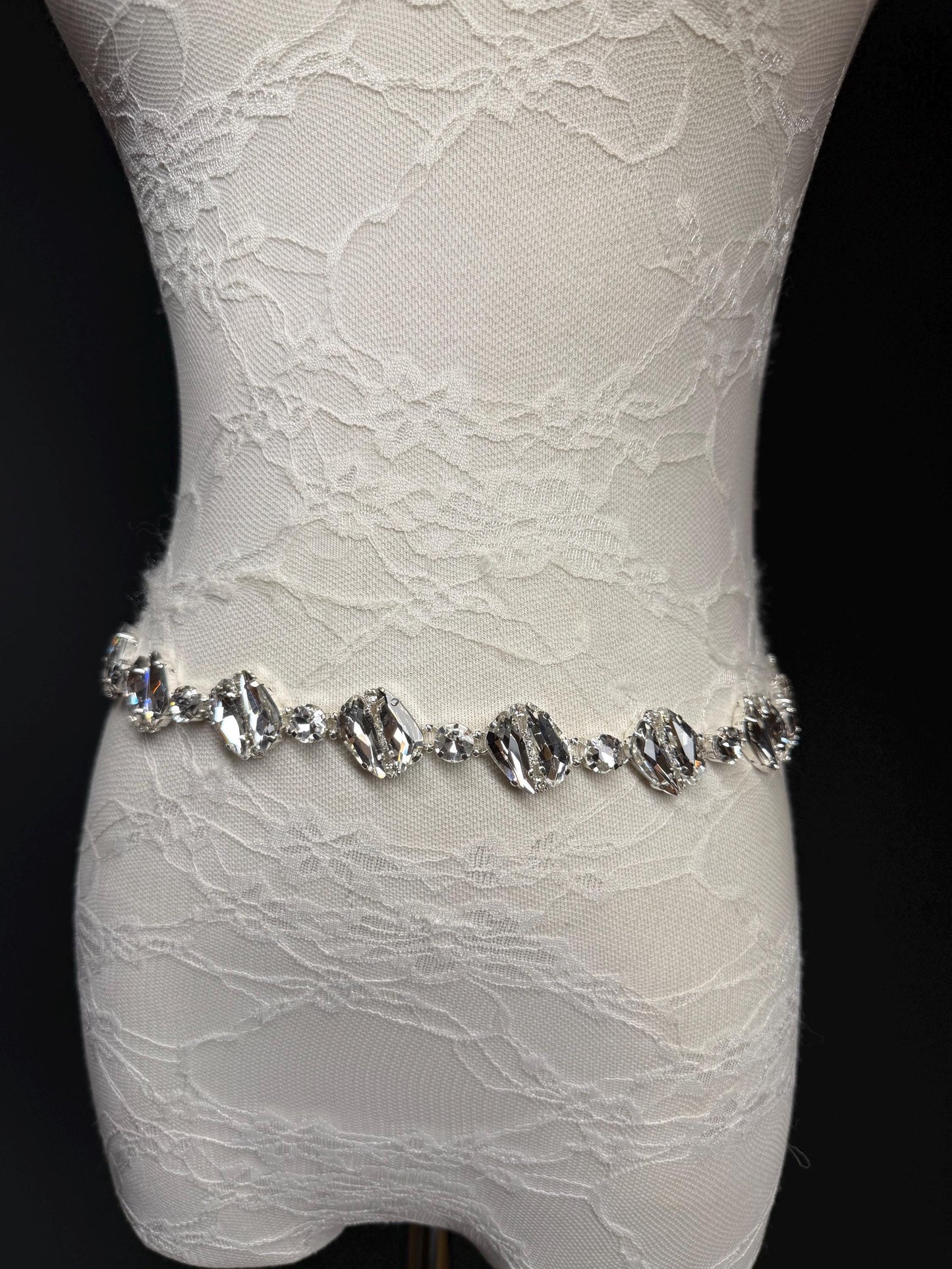 X-Long Belt, Jewel Stone Belt, Elegant Look, Chain Belt, Vintage Style Belt, Bridal, Fashion Belt, Gift, Quality Belt, Swimwear Belt