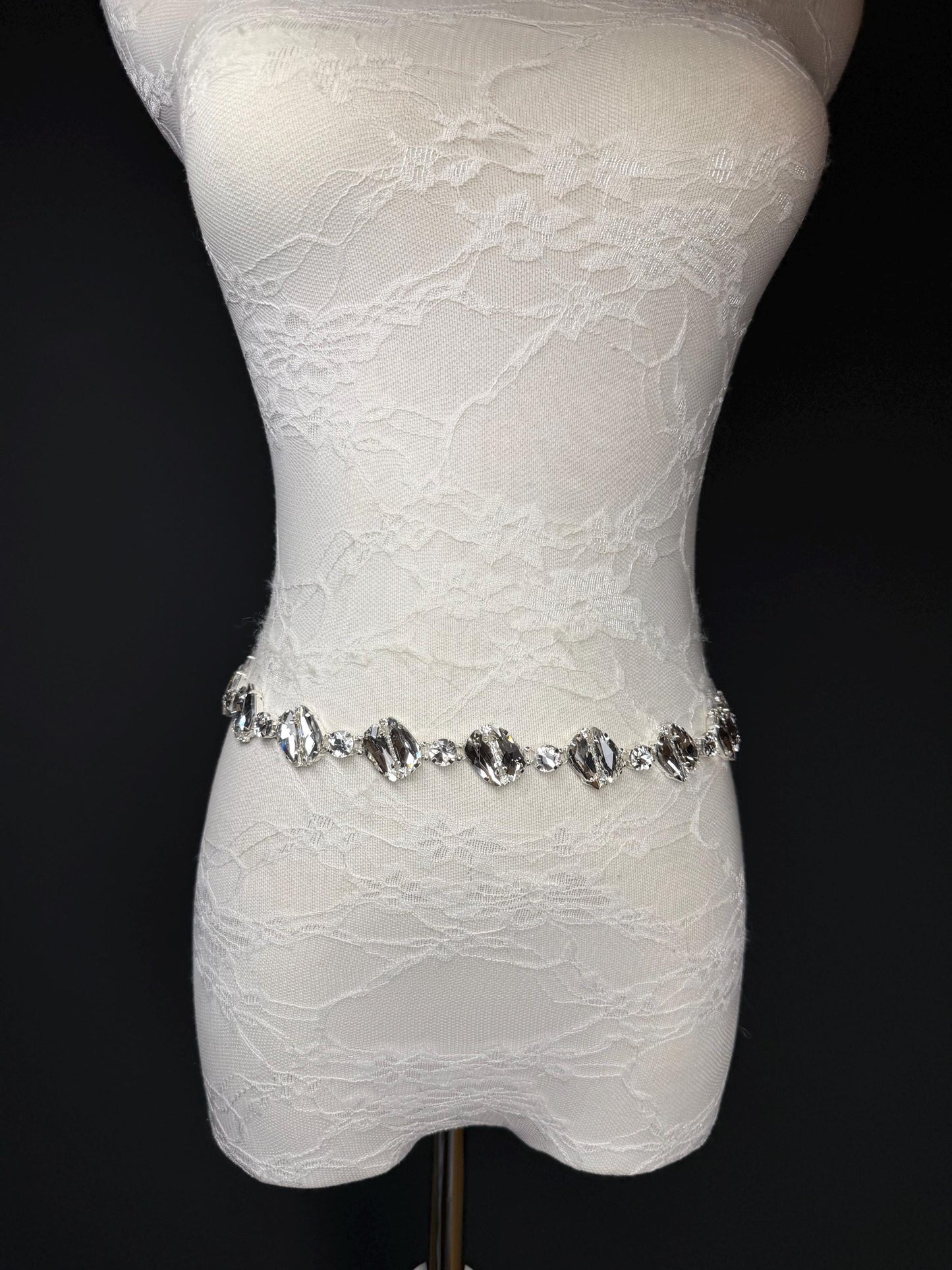 X-Long Belt, Jewel Stone Belt, Elegant Look, Chain Belt, Vintage Style Belt, Bridal, Fashion Belt, Gift, Quality Belt, Swimwear Belt